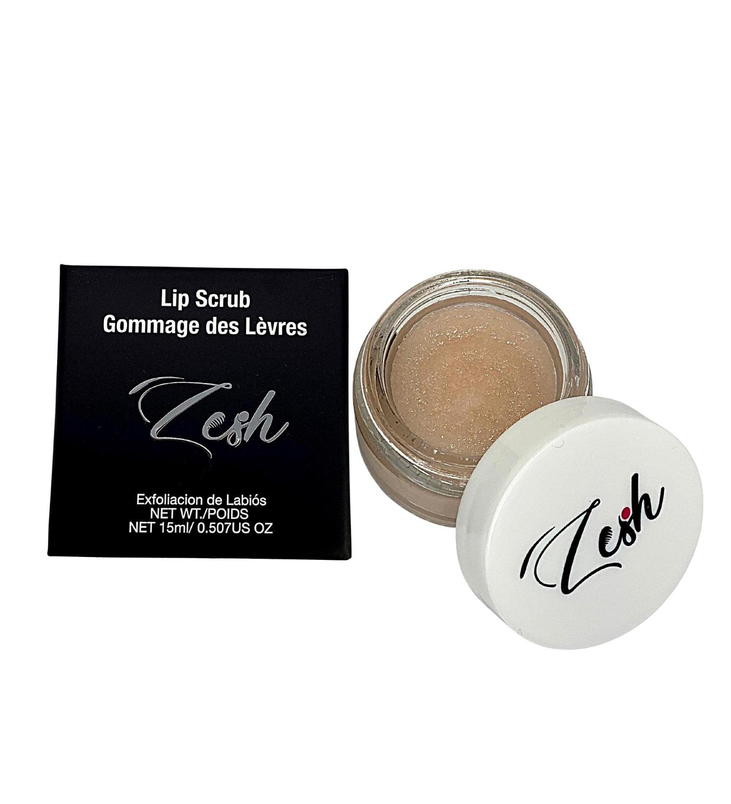 Organic Lip Scrub with Coconut Oil Shea Butter & Vitamin E - Exfoliate & Hydrate Dry Lips - 70g Made in Canada - International Shipping Available - Buy Online on GoSupps.com