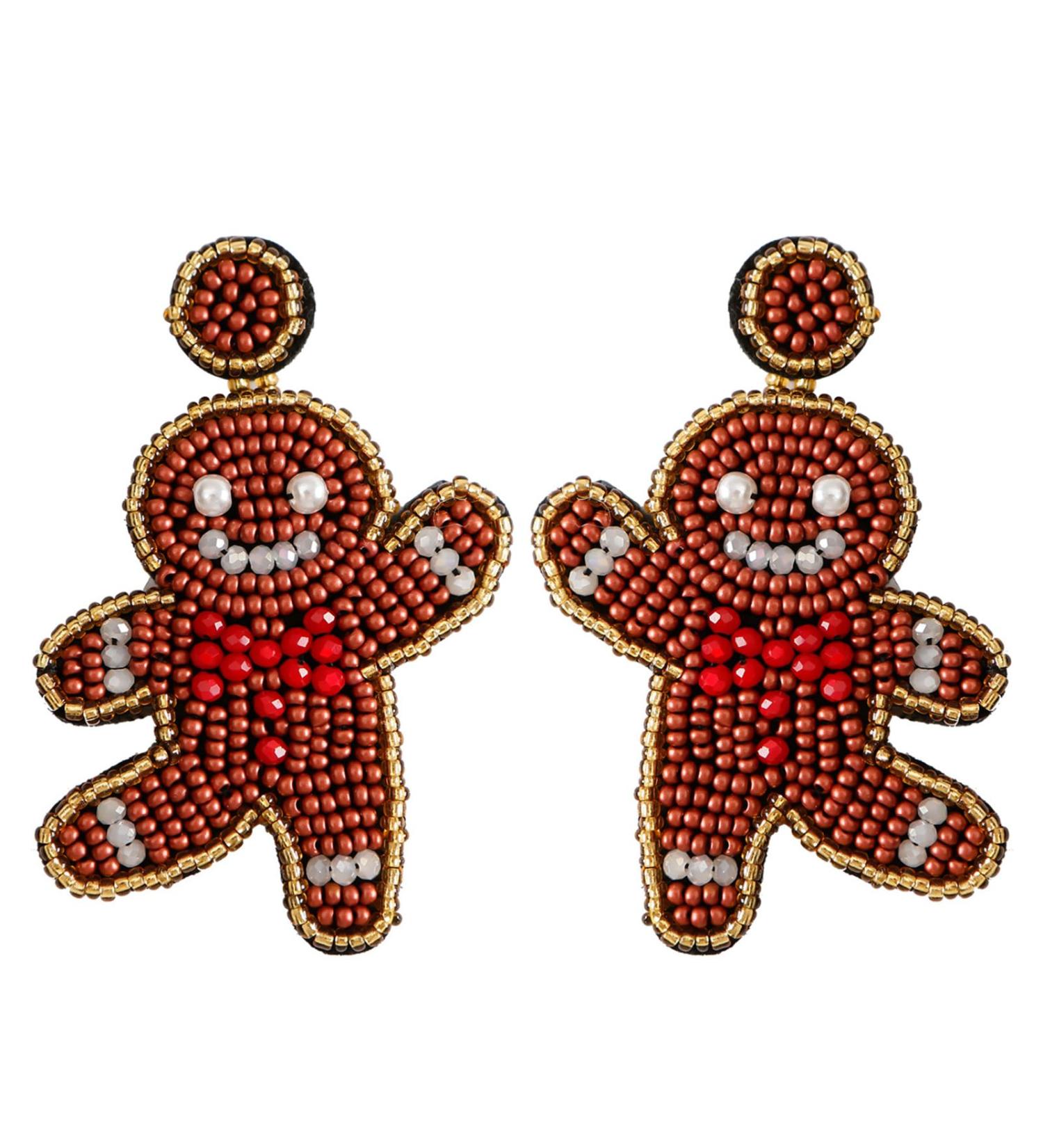 Feyley Bear Earrings - Cute Pearl Studs for Women & Girls | Charming Bohemian Jewelry for Birthdays - Buy Online on GoSupps.com