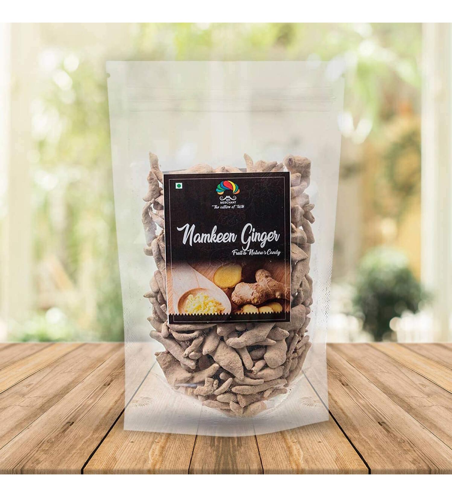 Mr. Merchant Namkeen Ginger Candy (Pachak Adrak) 150 Grams_Packing May Vary