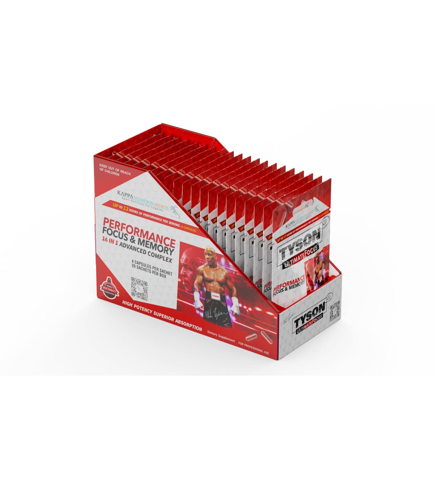 UltimateFocus: Mike Tyson's Performance Focus & Memory Booster for Enhanced Cognitive Power | International Shipping Available - Buy Online on GoSupps.com