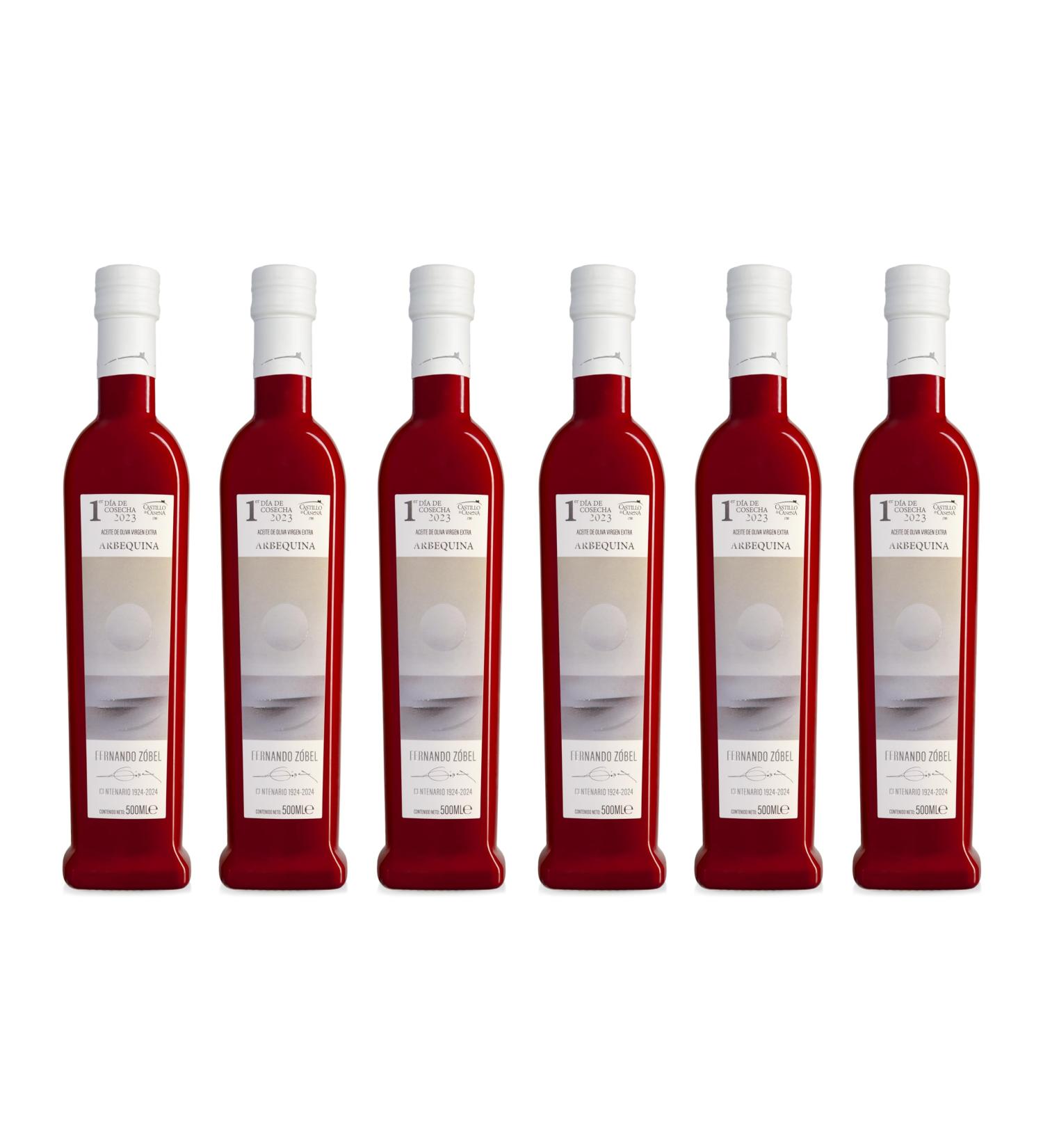 Castillo de Canena - PACK 6 First Day of Harvest (Arbequina) Design by Juan Echanove 500ml