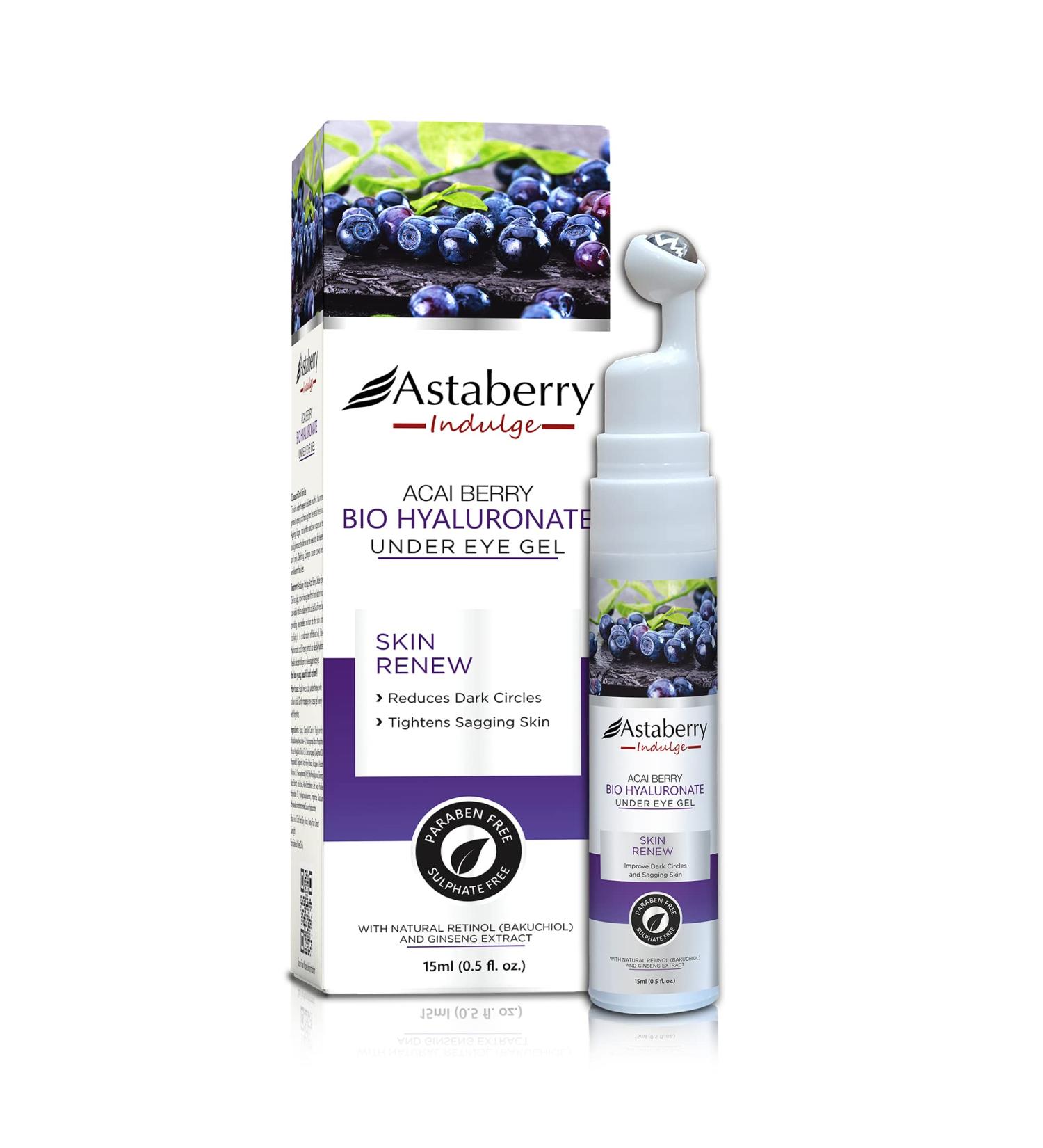 Acai Berry Under Eye Cream - Reduce Dark Circles & Puffiness with Hyaluronic Acid & Retinol - Buy Online on GoSupps.com