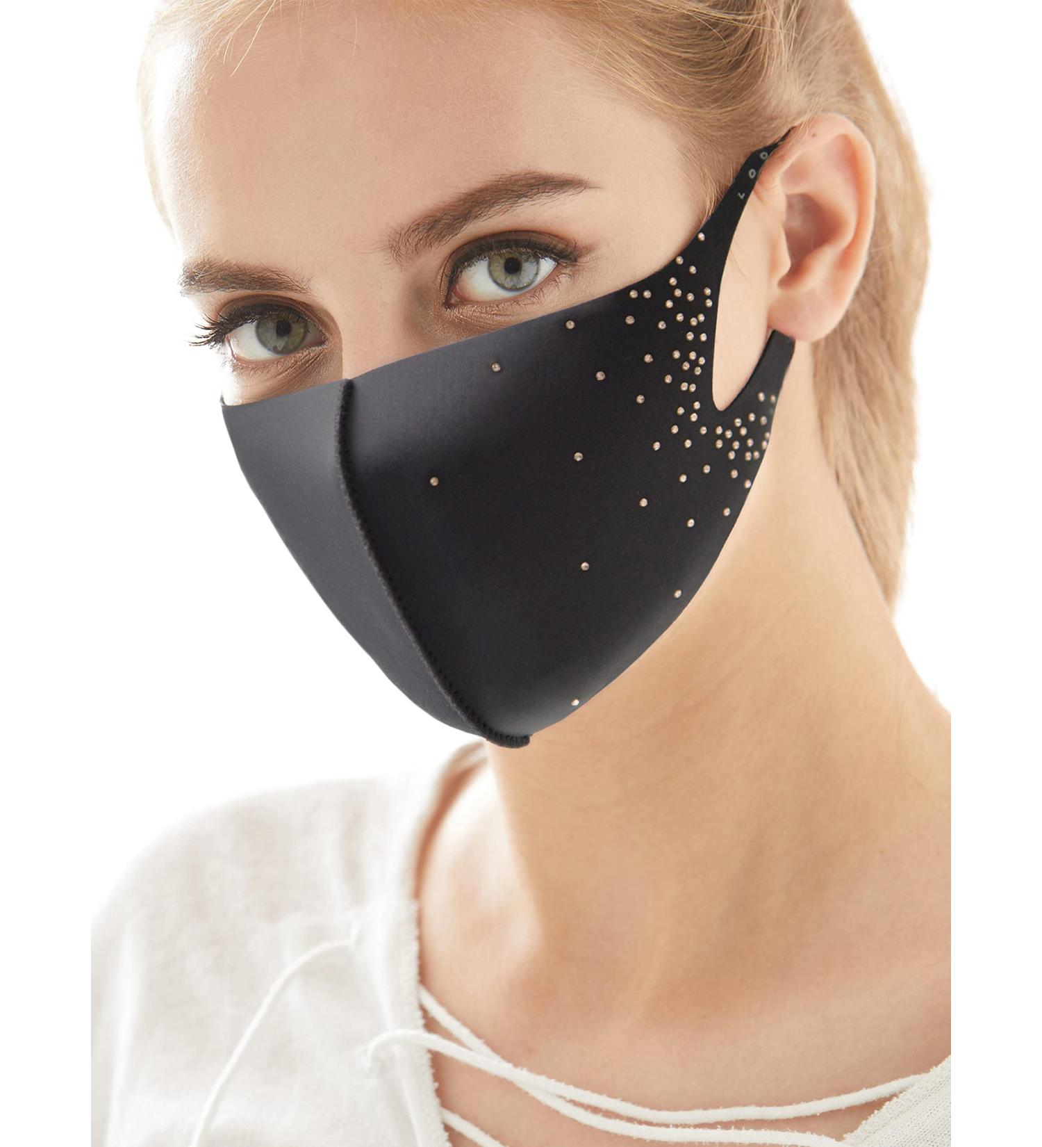LOOKA Protective Fashion Crystal Mask - Washable Reusable & Comfortable | AG Planeta Gold (Small Medium) - International Shipping Available - Buy Online on GoSupps.com
