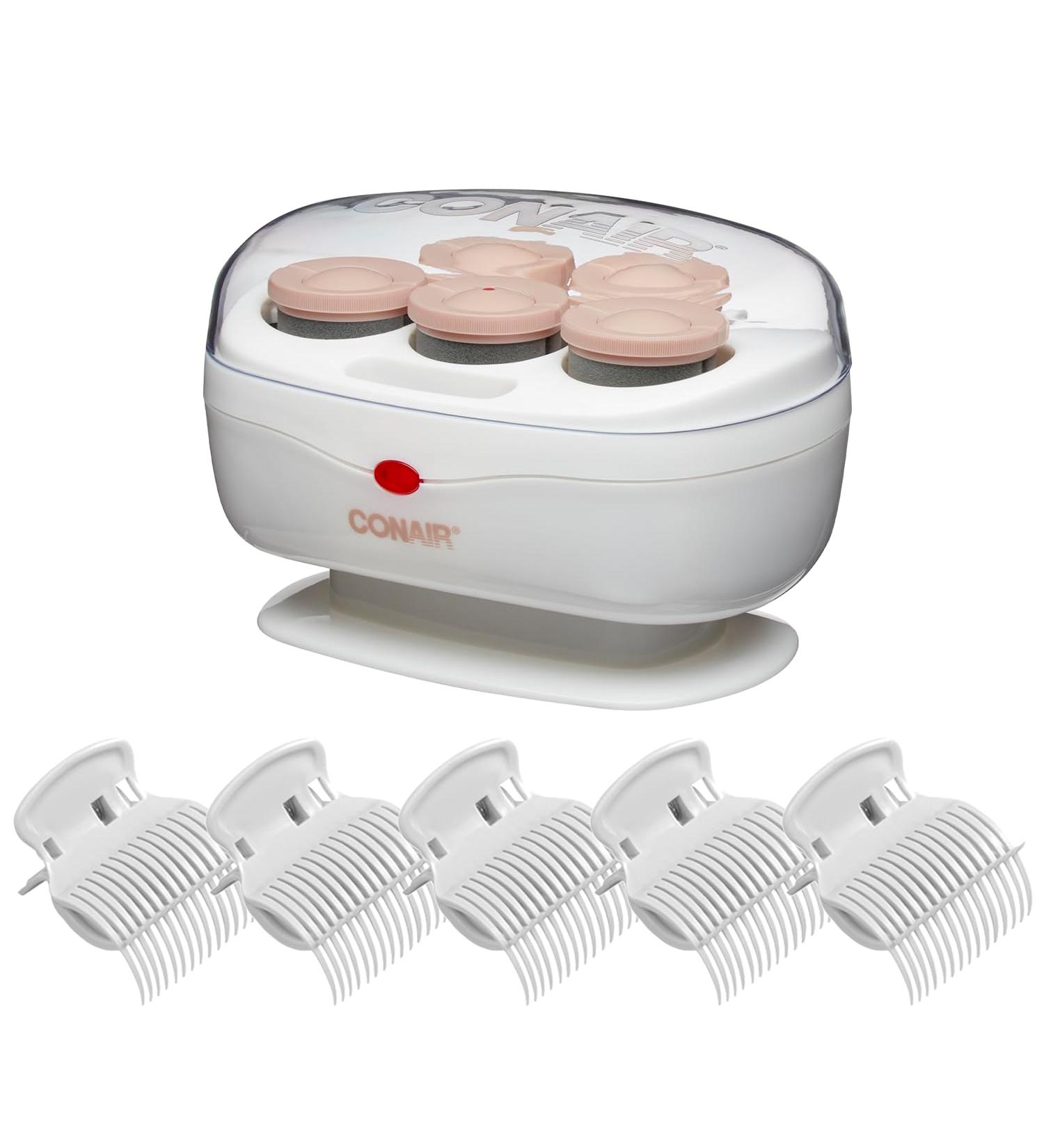 Conair Instant Heat Travel Hot Rollers 1.5 White - Set of 5 - Buy Online on GoSupps.com