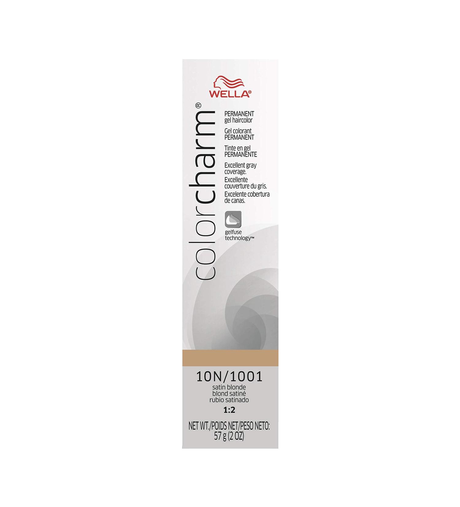 Wella ColorCharm 10N Satin Blonde Gel Haircolor with Gelfuse Technology - Long Lasting Formula for Gray Coverage in Brown Tones - Buy Online on GoSupps.com