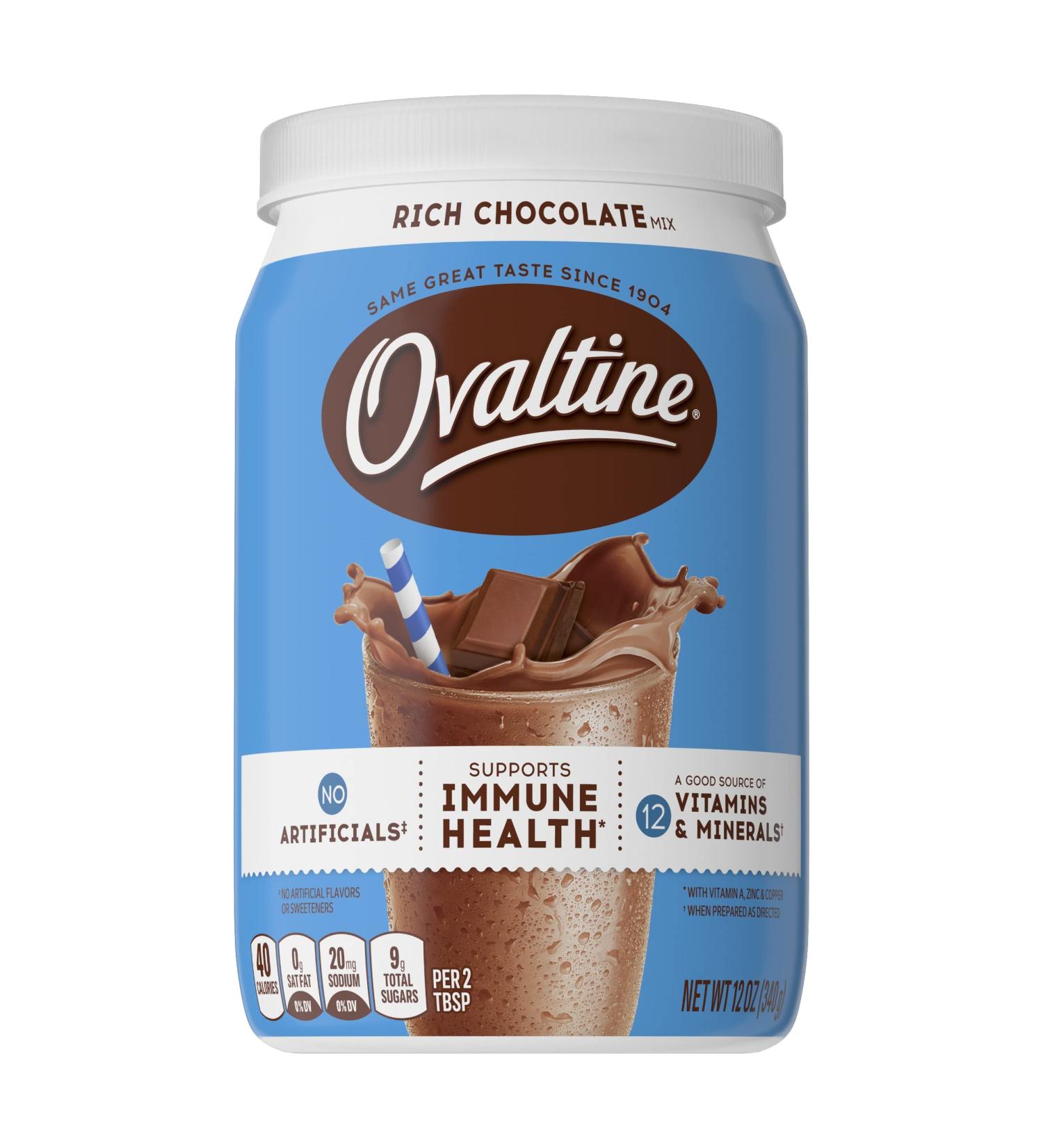 Ovaltine Rich Chocolate 12 oz - Pack of 6 | Buy Online Now - Buy Online on GoSupps.com