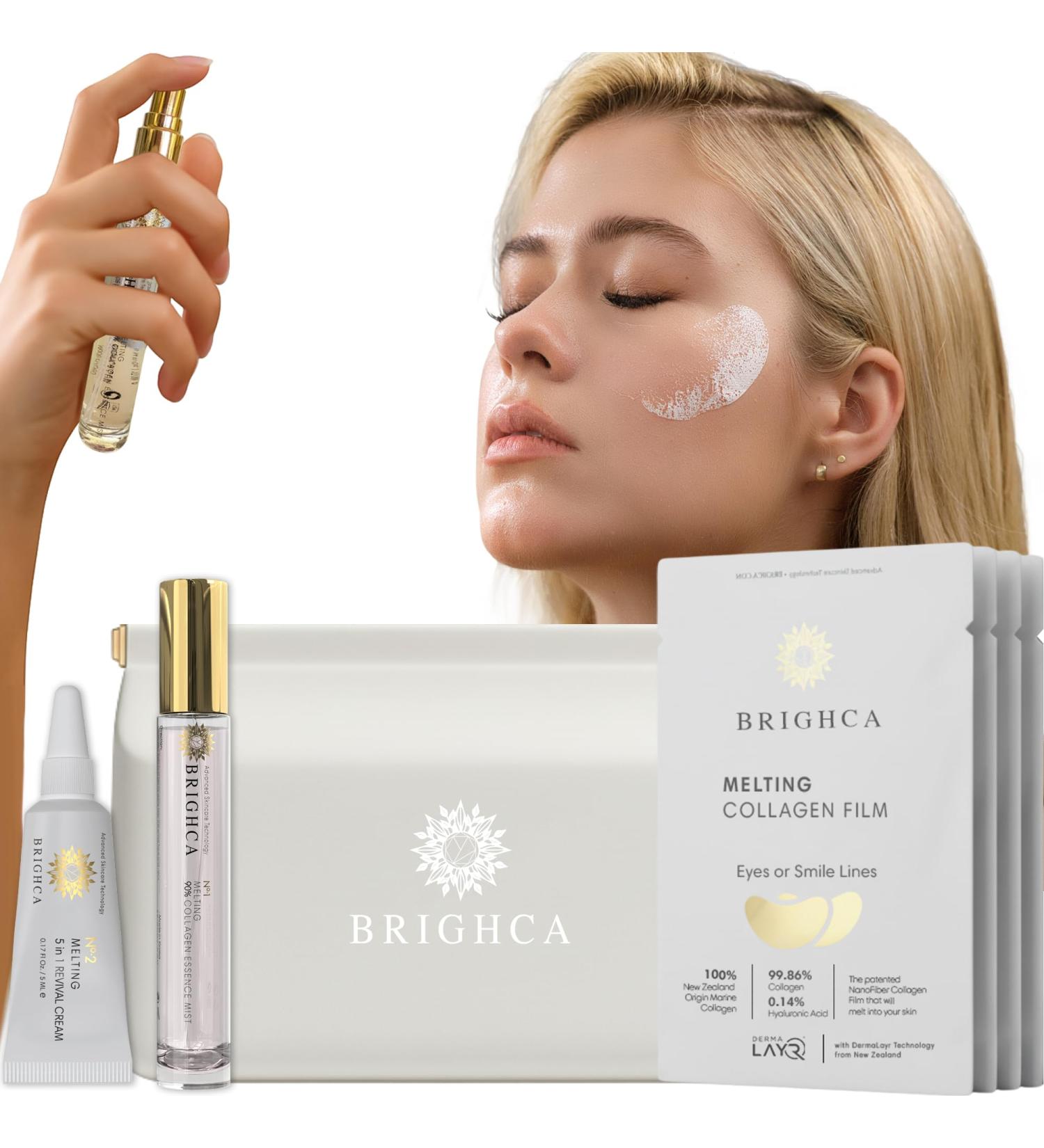 Collagen Melting Mask Trial Set - Anti-Aging Routine with Melting Mask, Mist & Cream | Firming, Wrinkle Repair, Deep Hydration - All Skin Types - Buy Online on GoSupps.com