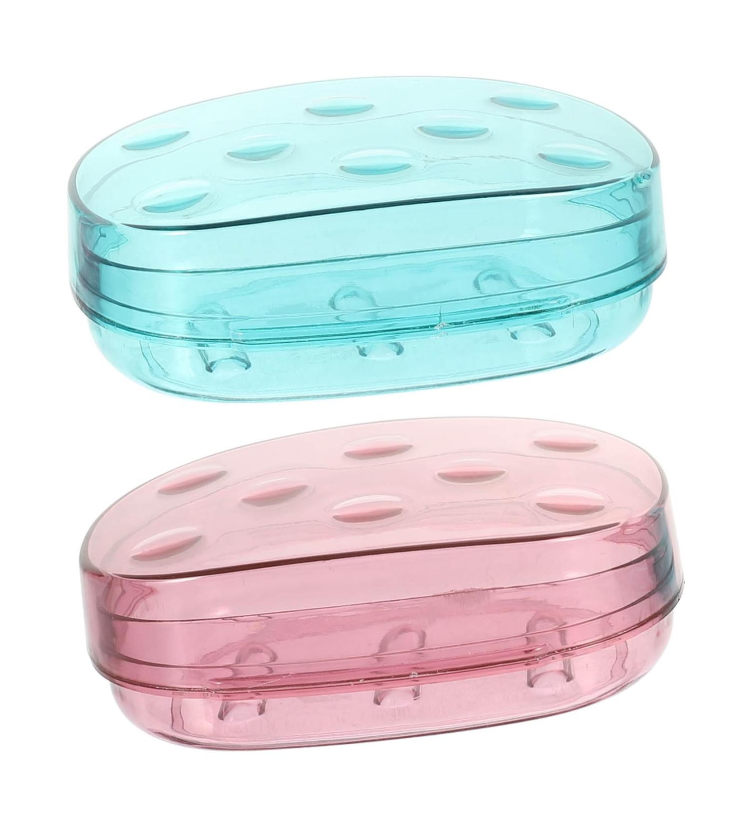 Ciieeo 2pcs Soap Dish Holder Soap Container Soap Box Portable - Buy Online on GoSupps.com