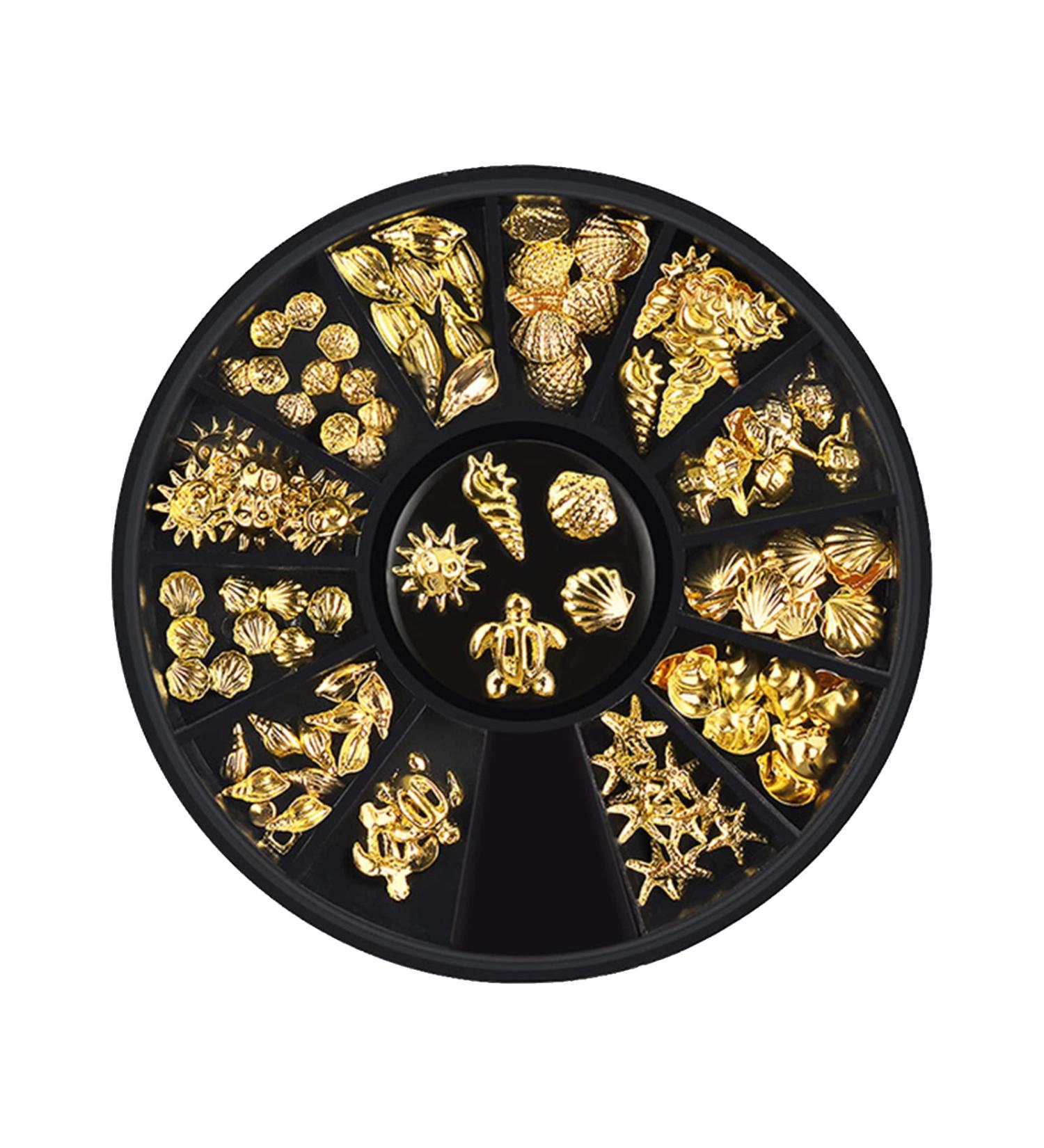 Alloy Nail Art 3D Metal Rivets Studs Ocean Theme Star Mold Fillers Manicure Decals Decor Filler - Buy Online on GoSupps.com