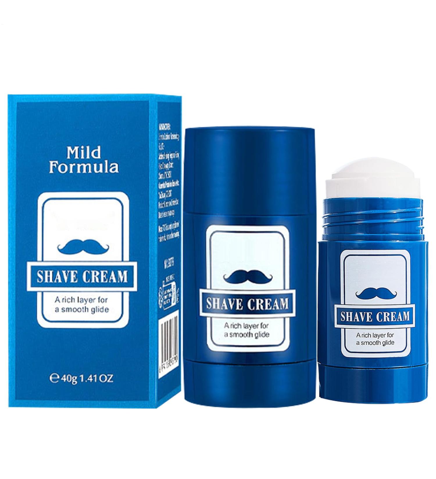  G n rique Men's Shaving Cream - 40g Moisturizing Shaving Cream - Gentle 2-in-1 Stick Balm for Beard Care and Hair Removal - Buy Online on GoSupps.com