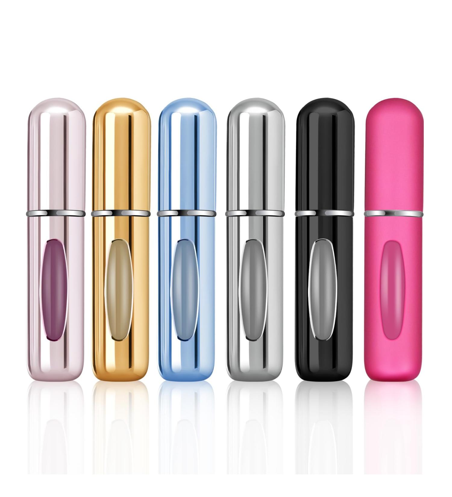 OBSGUMU 6pcs Mini Perfume Travel Bottle 5ML Spray Bottles Perfume Atomiser Refillable Portable for Travel Holiday - Buy Online on GoSupps.com