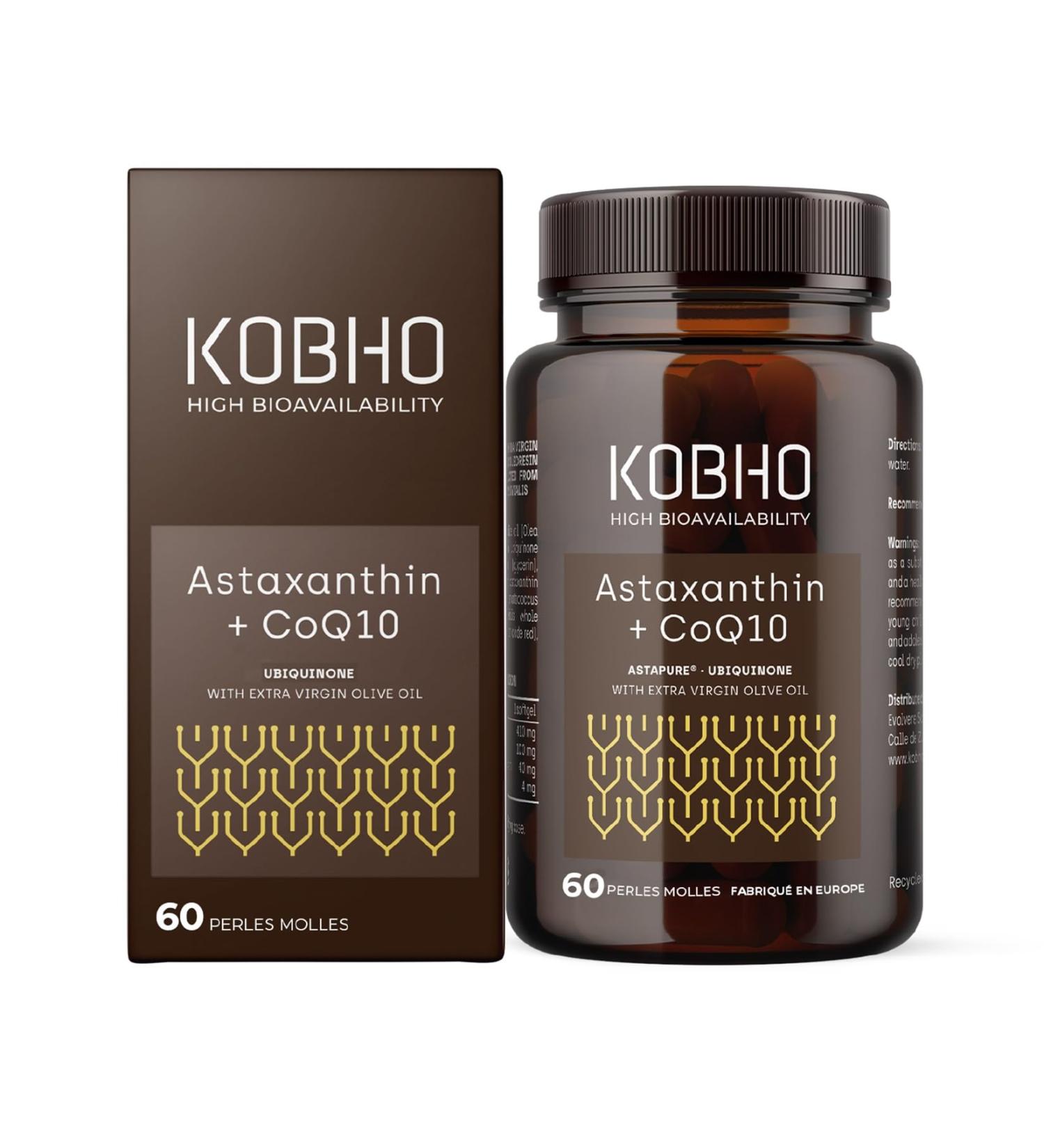 Astaxanthin Astapure | Natural Antioxidant Properties CoQ10 Extra Virgin Olive Oil | Benefits for Skin Sight and Heart - Buy Online on GoSupps.com