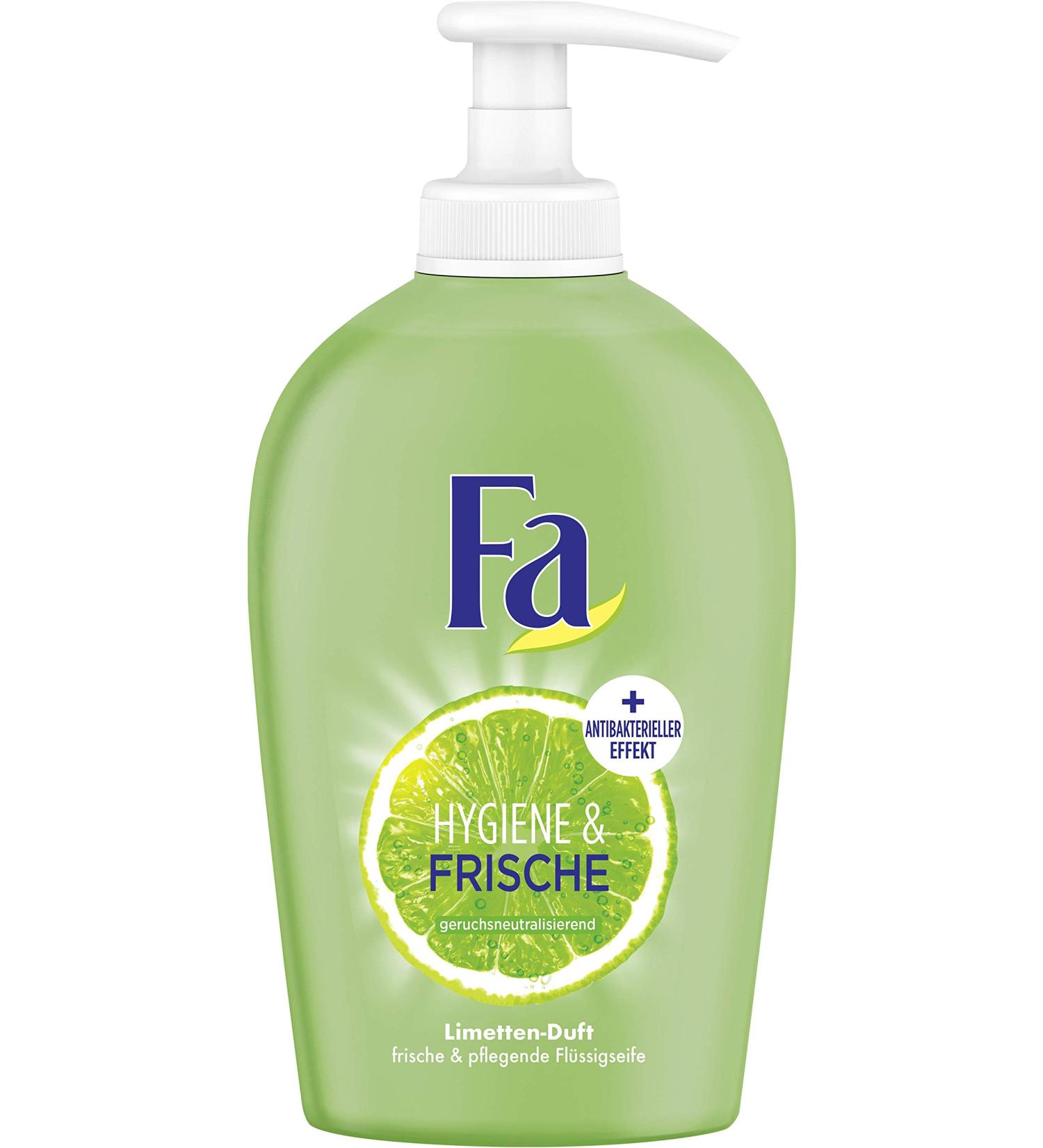 FA Liquid Soap with Lime Fragrance - Hygiene & Freshness - 6 x 250 ml Pack for Ultimate Cleanliness - Buy Online on GoSupps.com