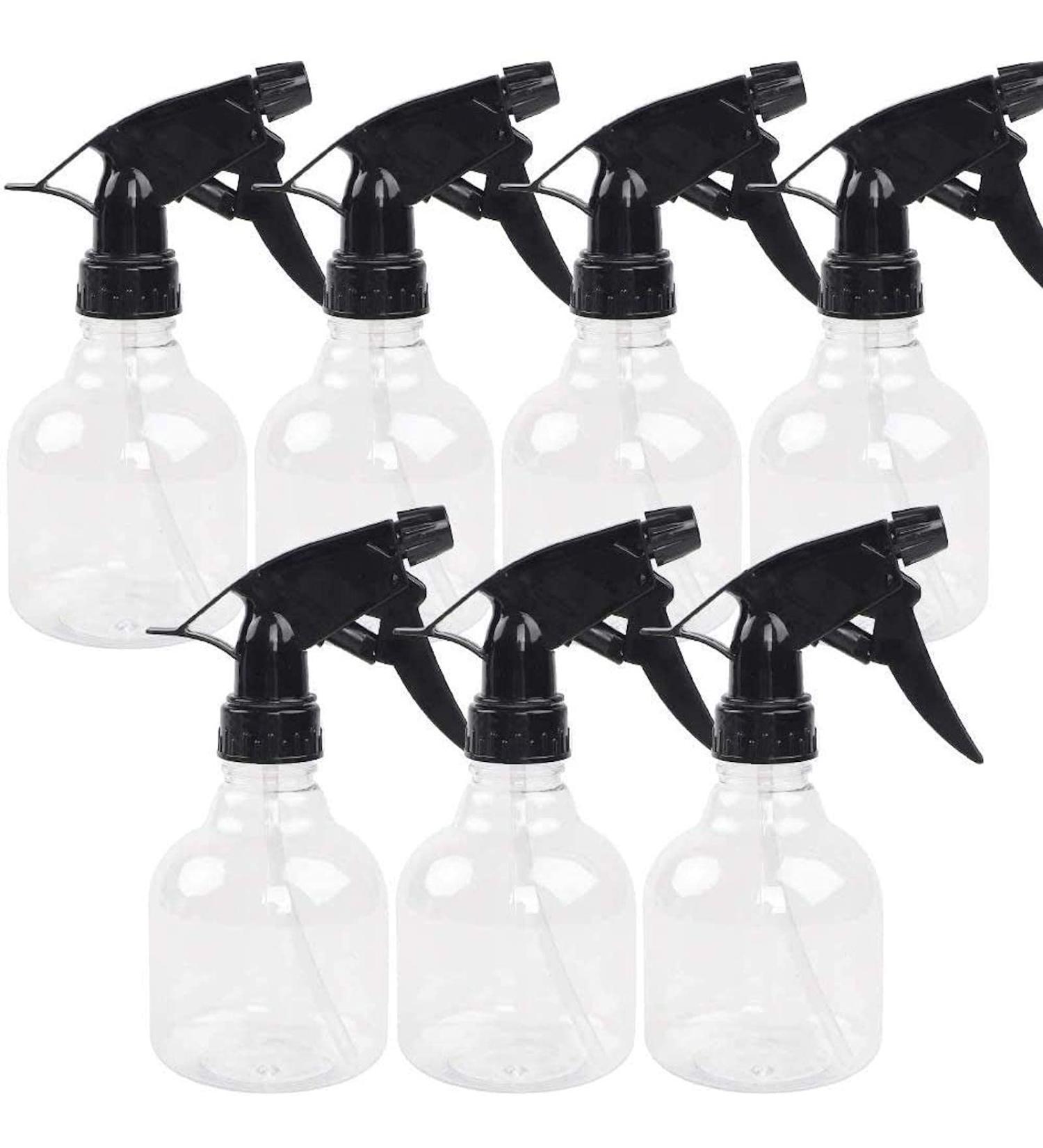 Superlele 8oz Spray Bottles Set - Adjustable Nozzle for Hair and Cleaning Solutions - Includes Funnel and Labels - 7pcs - Buy Online on GoSupps.com