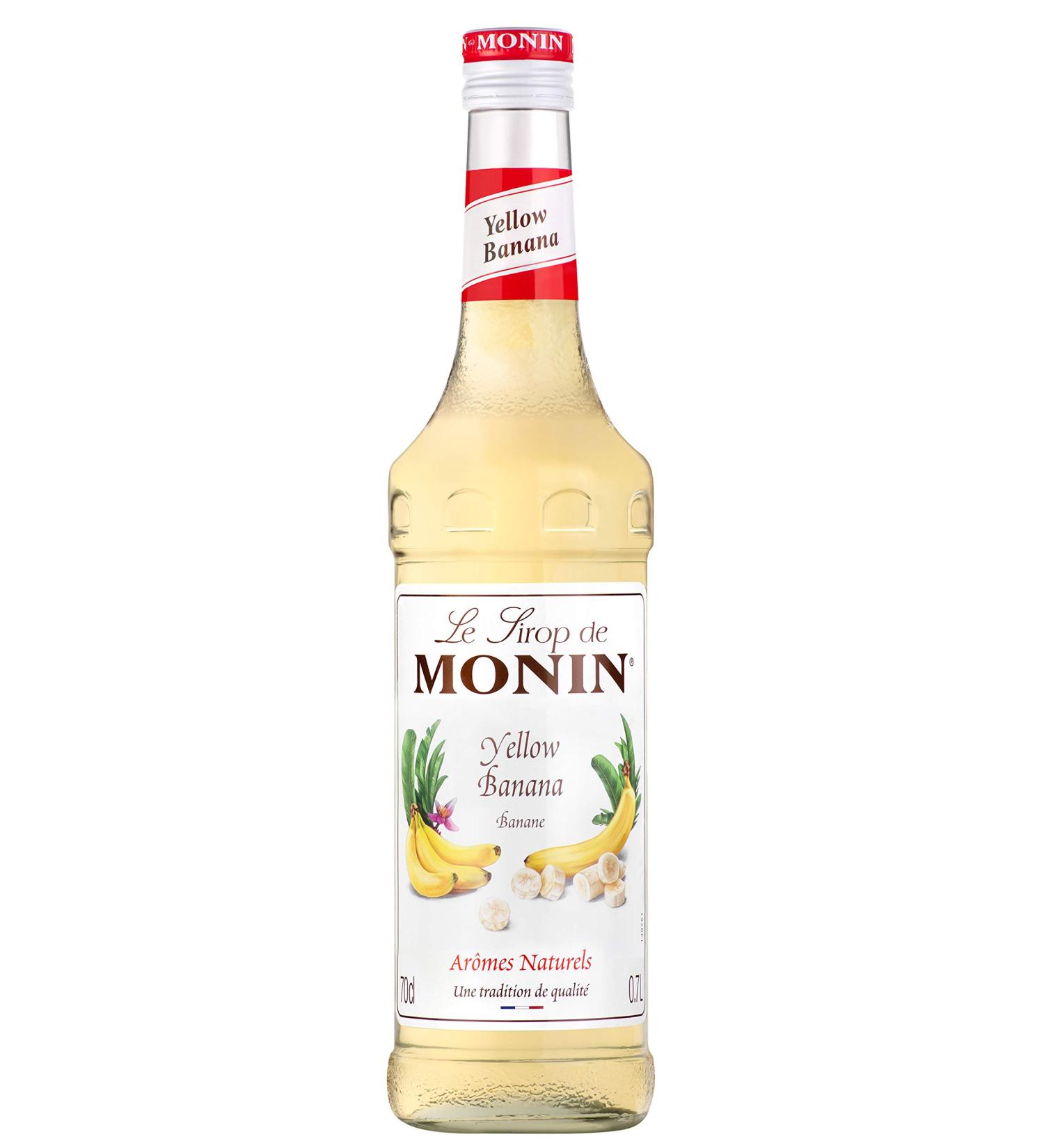 MONIN Sirop banane jaune premium 700 ml - Buy Online on GoSupps.com