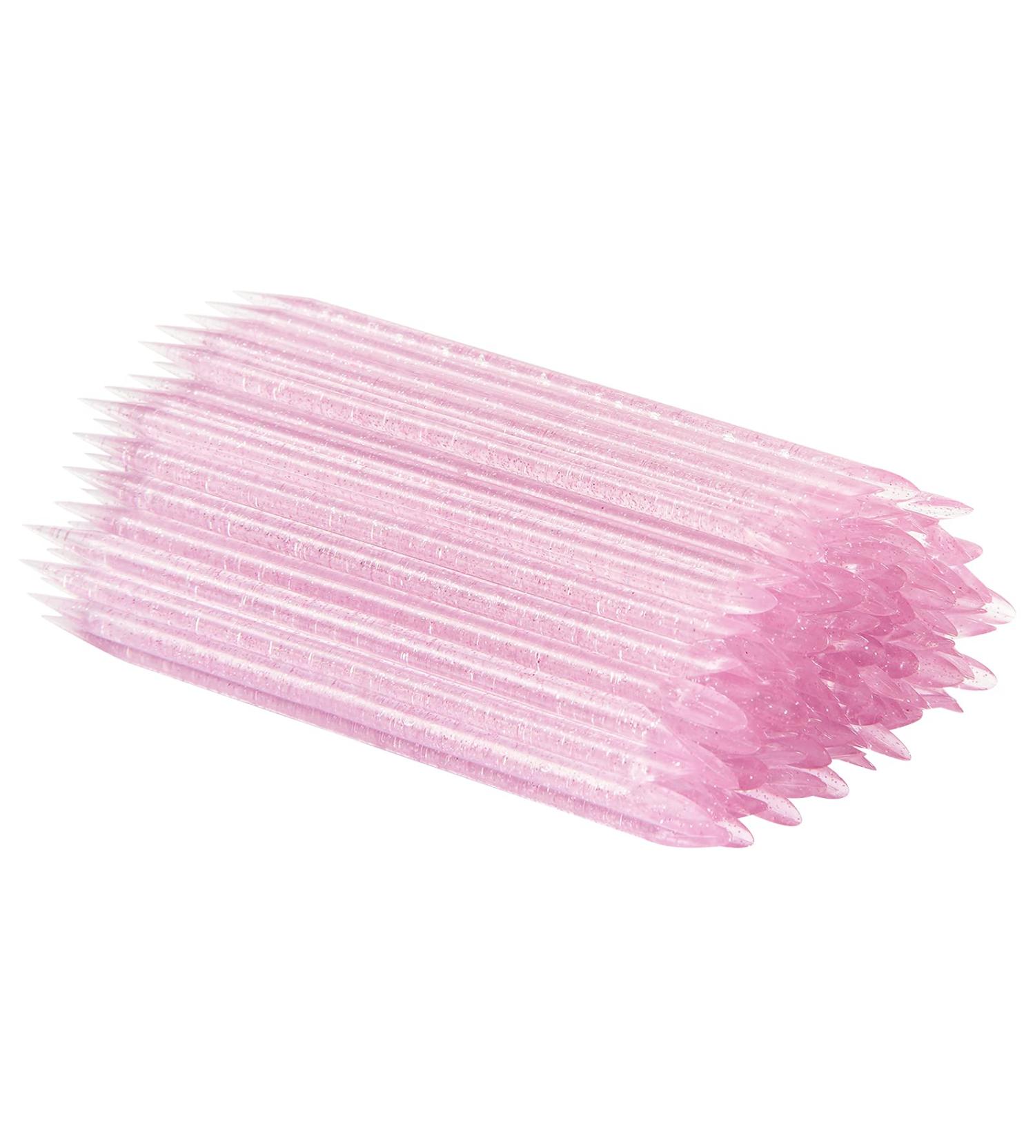 Vaincre 100 PCS Disposable Nail Pusher Sticks - Pink Cuticle Care for Manicure and Pedicure - Buy Online on GoSupps.com