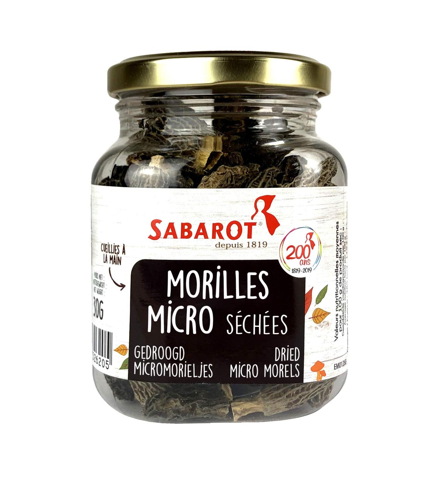 Sabarot - Micro dried morels 30g - Buy Online on GoSupps.com