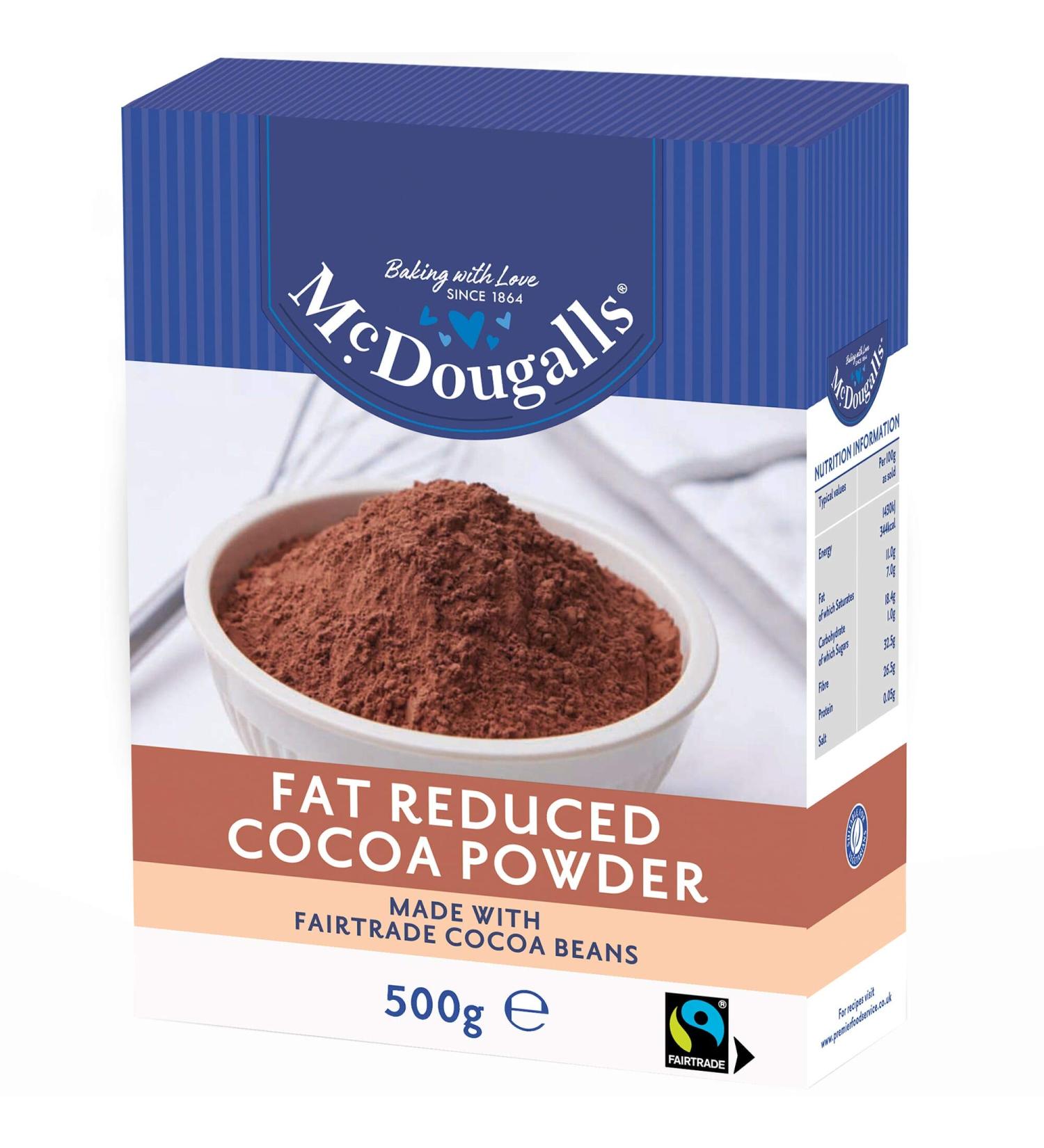McDougalls Fat Reduced Cocoa Powder - 6x500g