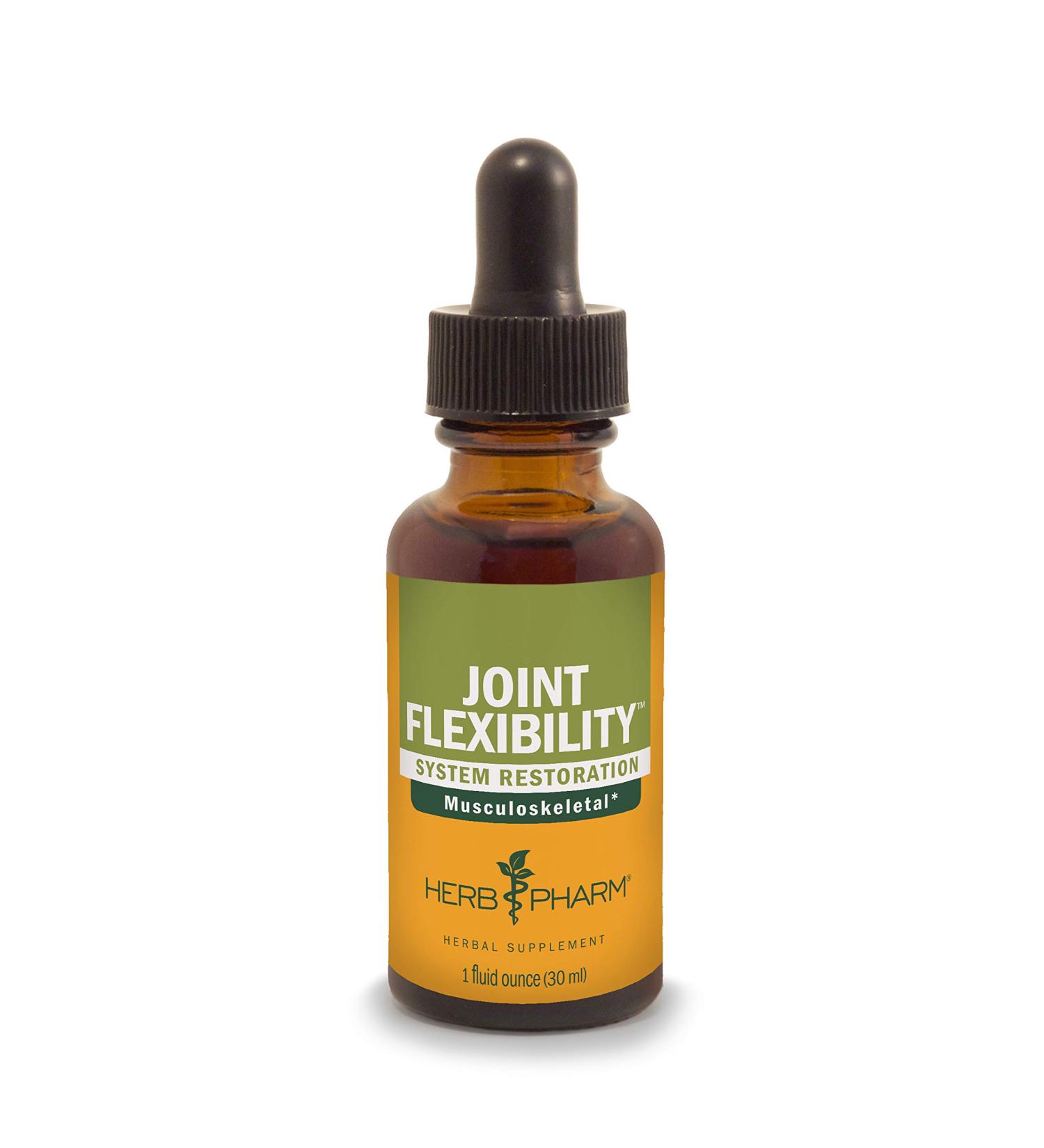 Herb Pharm Joint Flexibility Liquid Herbal Formula for Musculoskeletal System Support - 1 Ounce - Buy Online on GoSupps.com