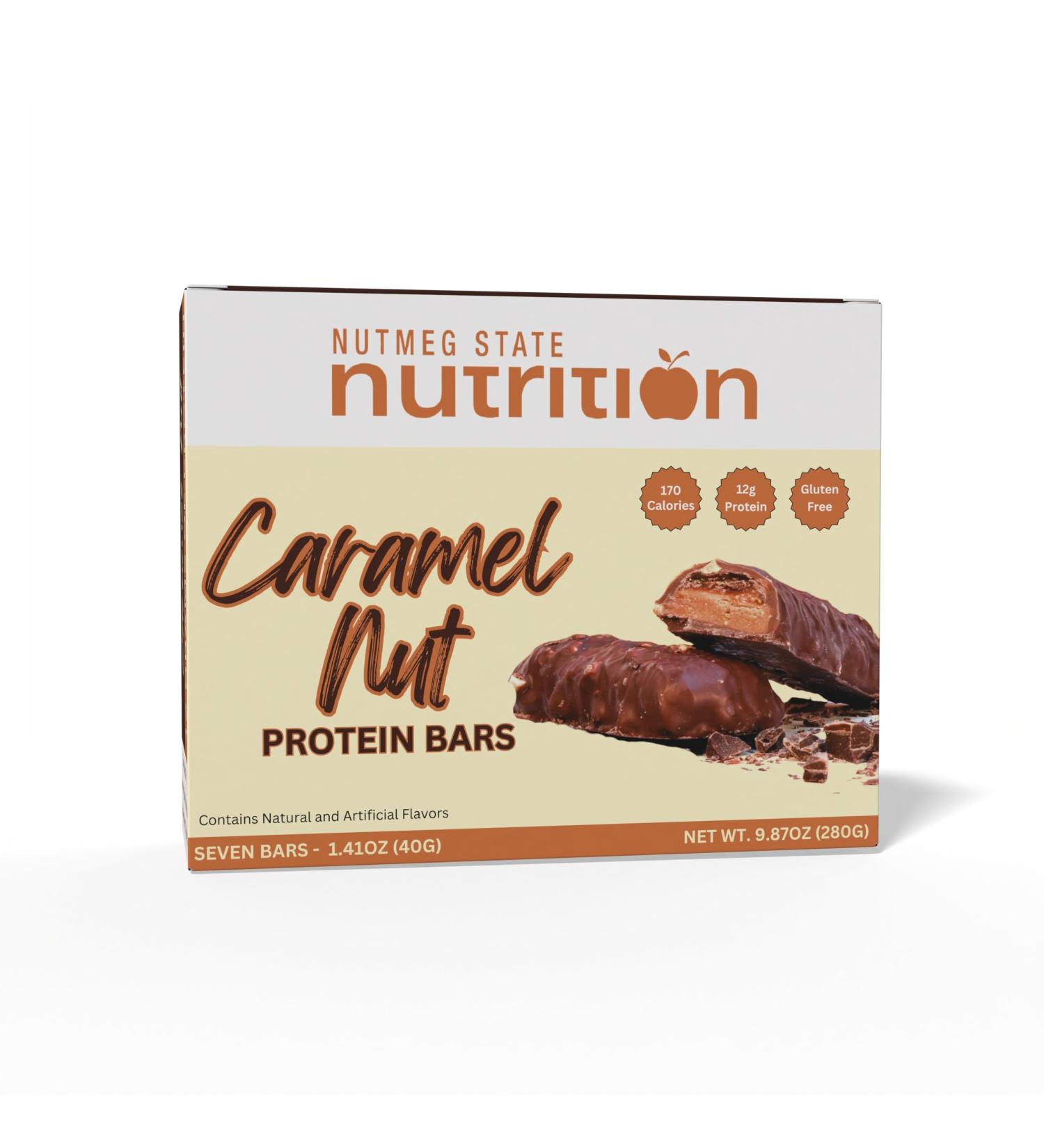HEALTHWISE CARAMEL NUT BAR - 35 SERVINGS (5 BOXES) - HIGH PROTEIN - LOW CARB - Buy Online on GoSupps.com