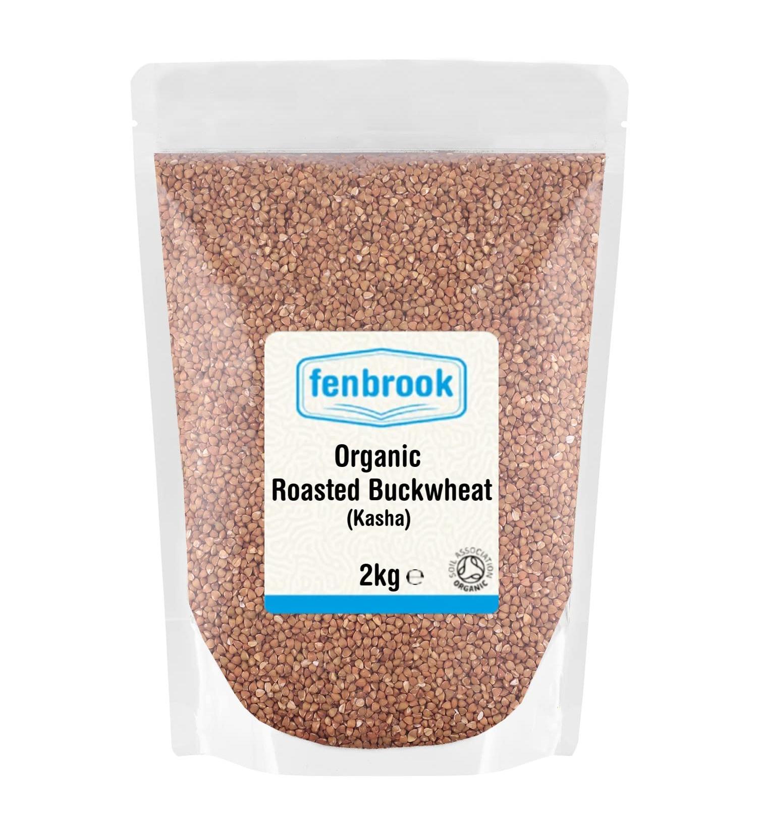 Organic Roasted Buckwheat (Kasha) 2kg | Certified Organic by Fenbrook Organic - Buy Online on GoSupps.com