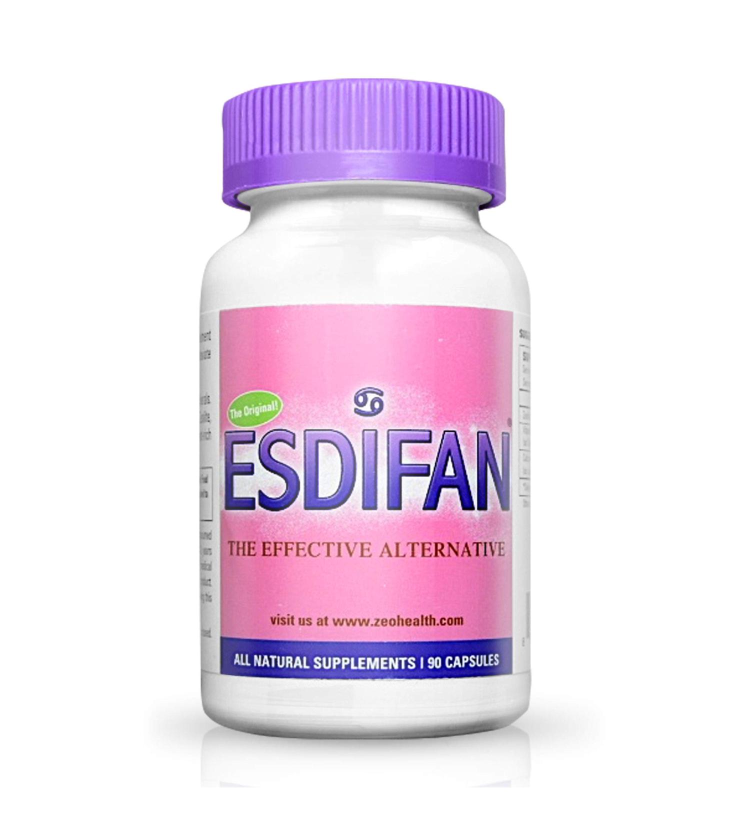 ESDIFAN 90 Capsules | Natural Relief for Diarrhea, IBS, Nausea & Bloating | Supports Gut Health & Nutrient Absorption | Zeolite, B-12, Calcium - Buy Online on GoSupps.com