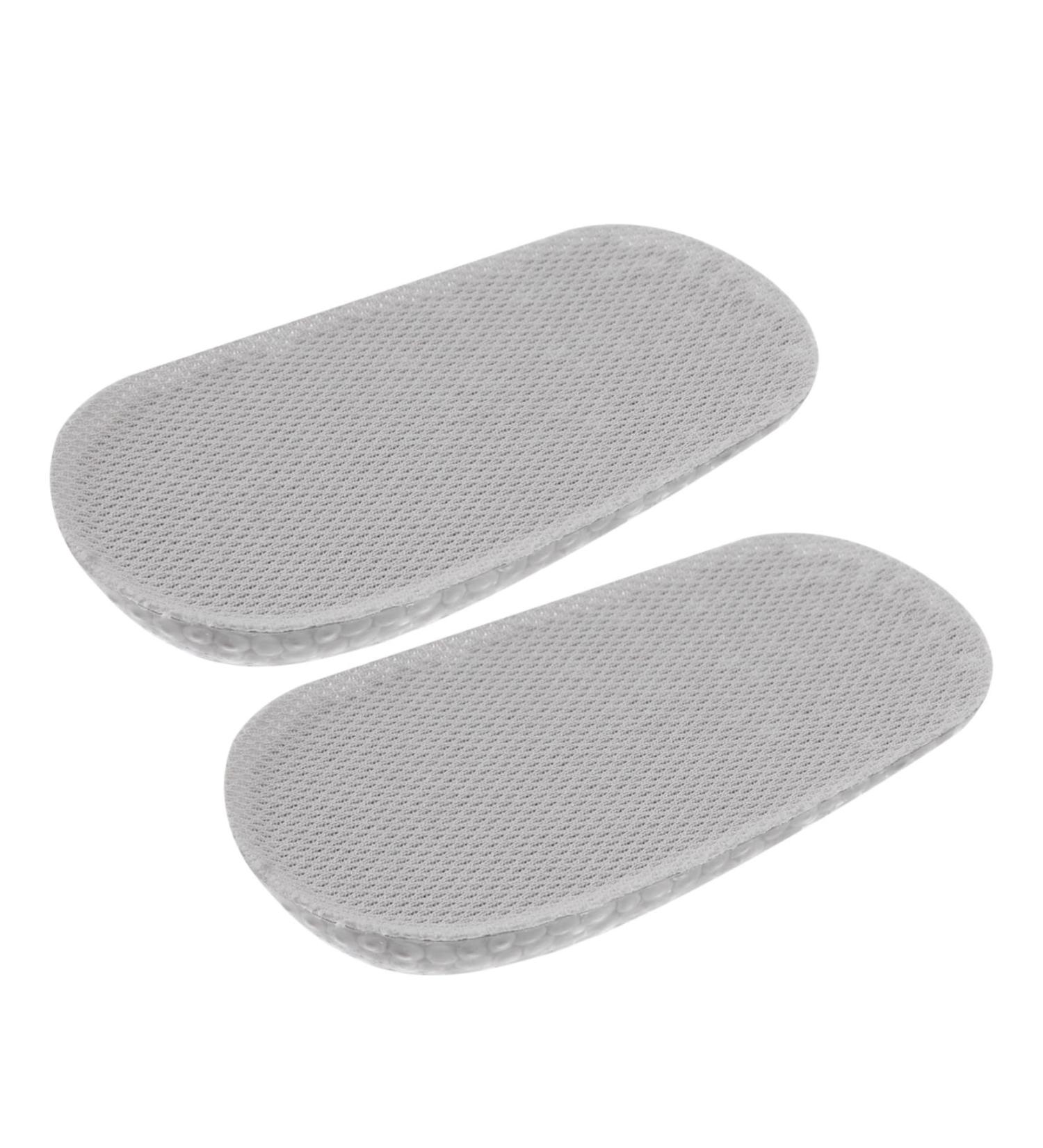 Heightening Insoles for Men & Women - Gel Heel Lift Cushions with Arch Support | Increase Height & Comfort - 11.8x6.5CM Grey - Buy Online on GoSupps.com