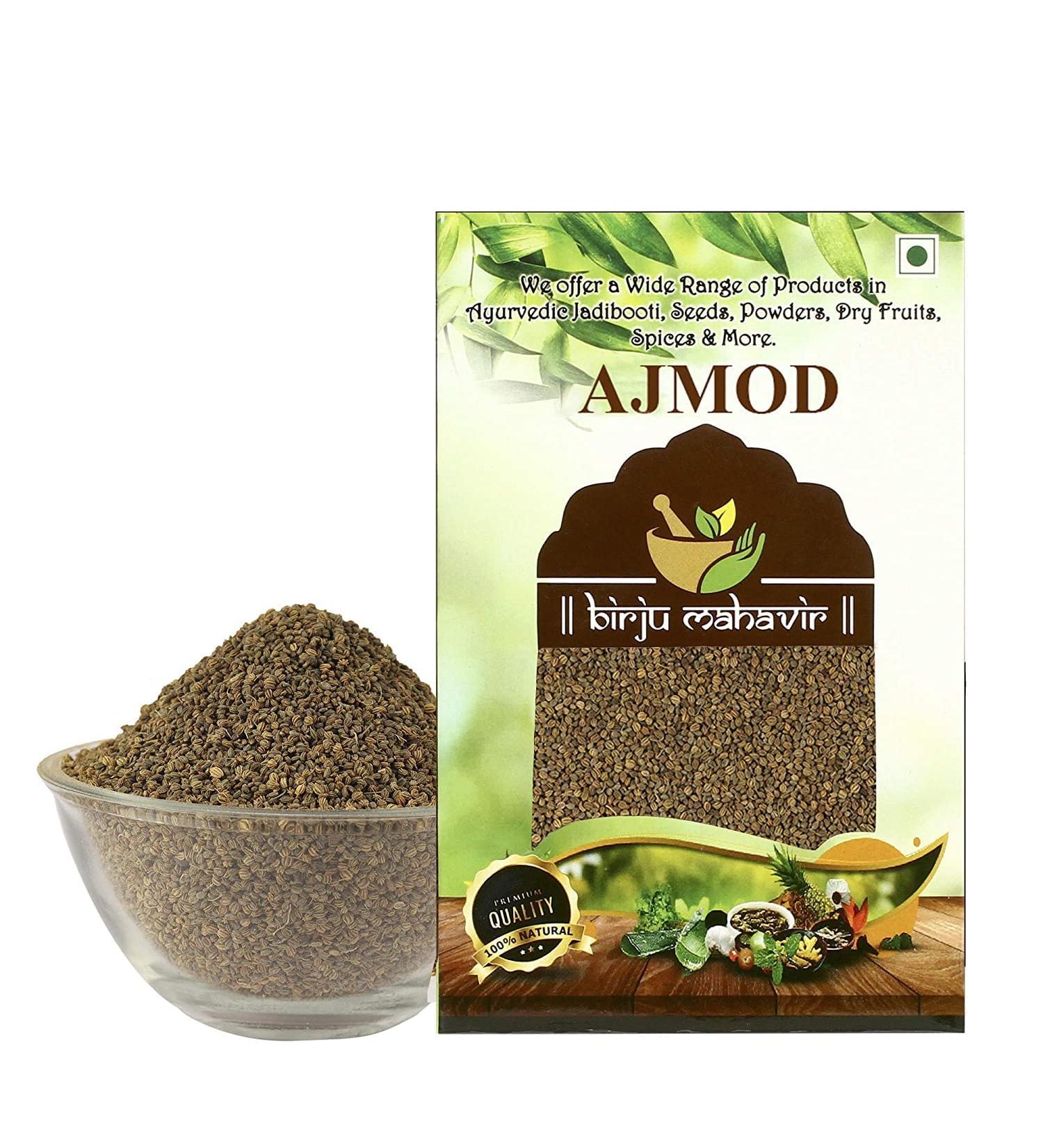 AOZA Birju Mahavir Ajmod 200 GR - Ajmoda - Apium Graveolens - Celery Seeds - Buy Online on GoSupps.com