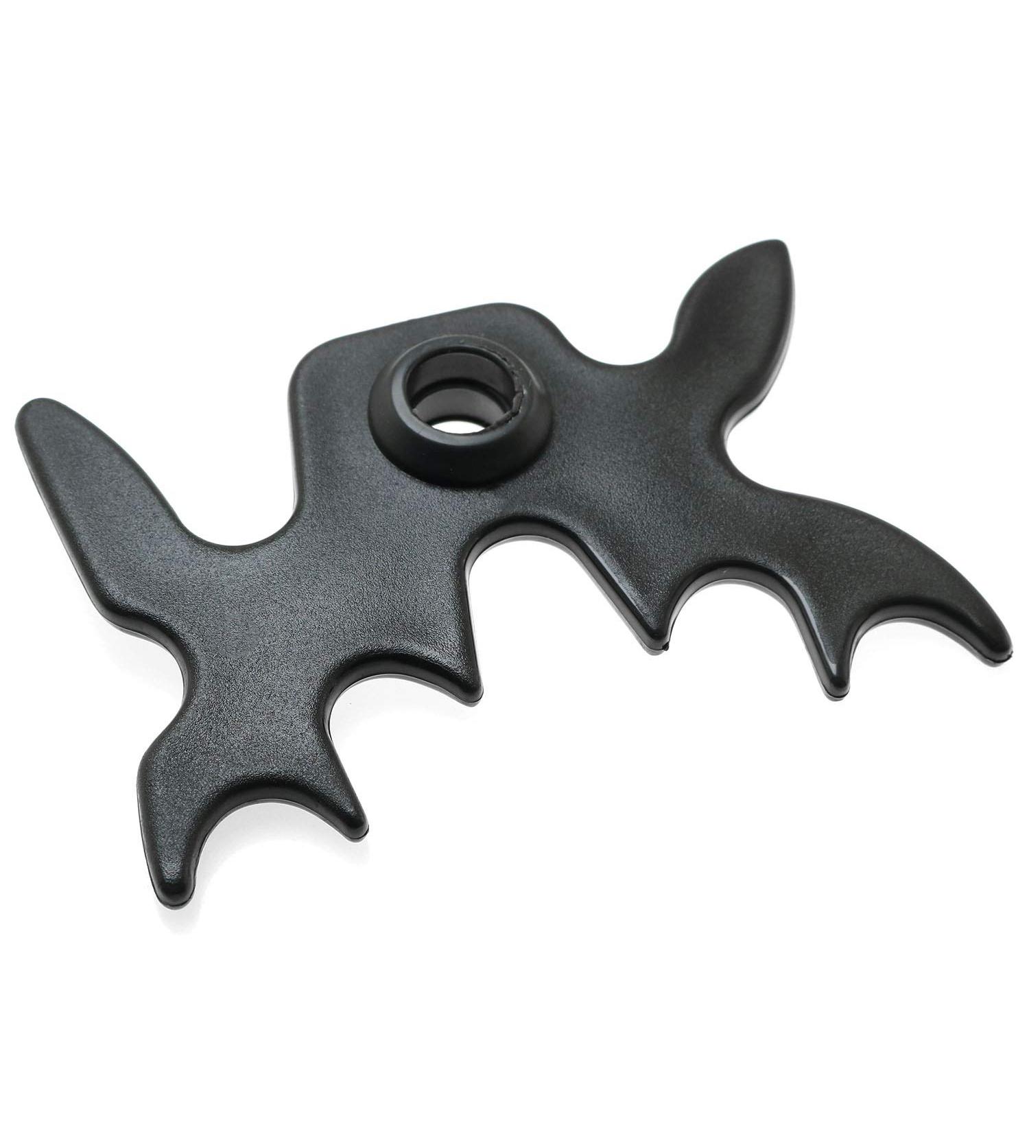 Black Plastic Slip-On Moosehead Bridge Head for Billiard Pool Cue Stick by DGZZI - Buy Online on GoSupps.com