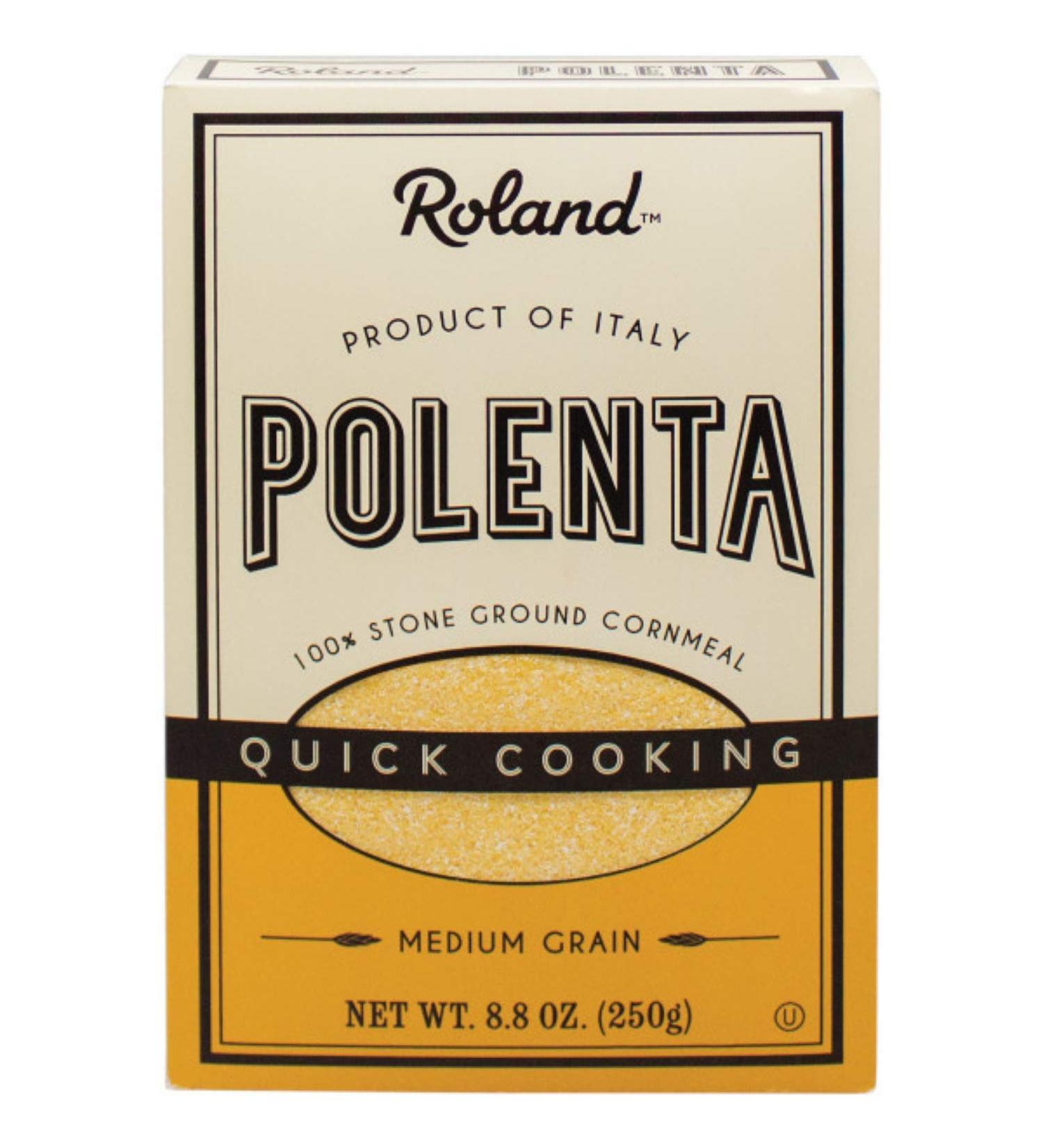 Roland Foods Medium Grain Yellow Polenta - 8.8 oz Box | Specialty Imported Food - Buy Online on GoSupps.com
