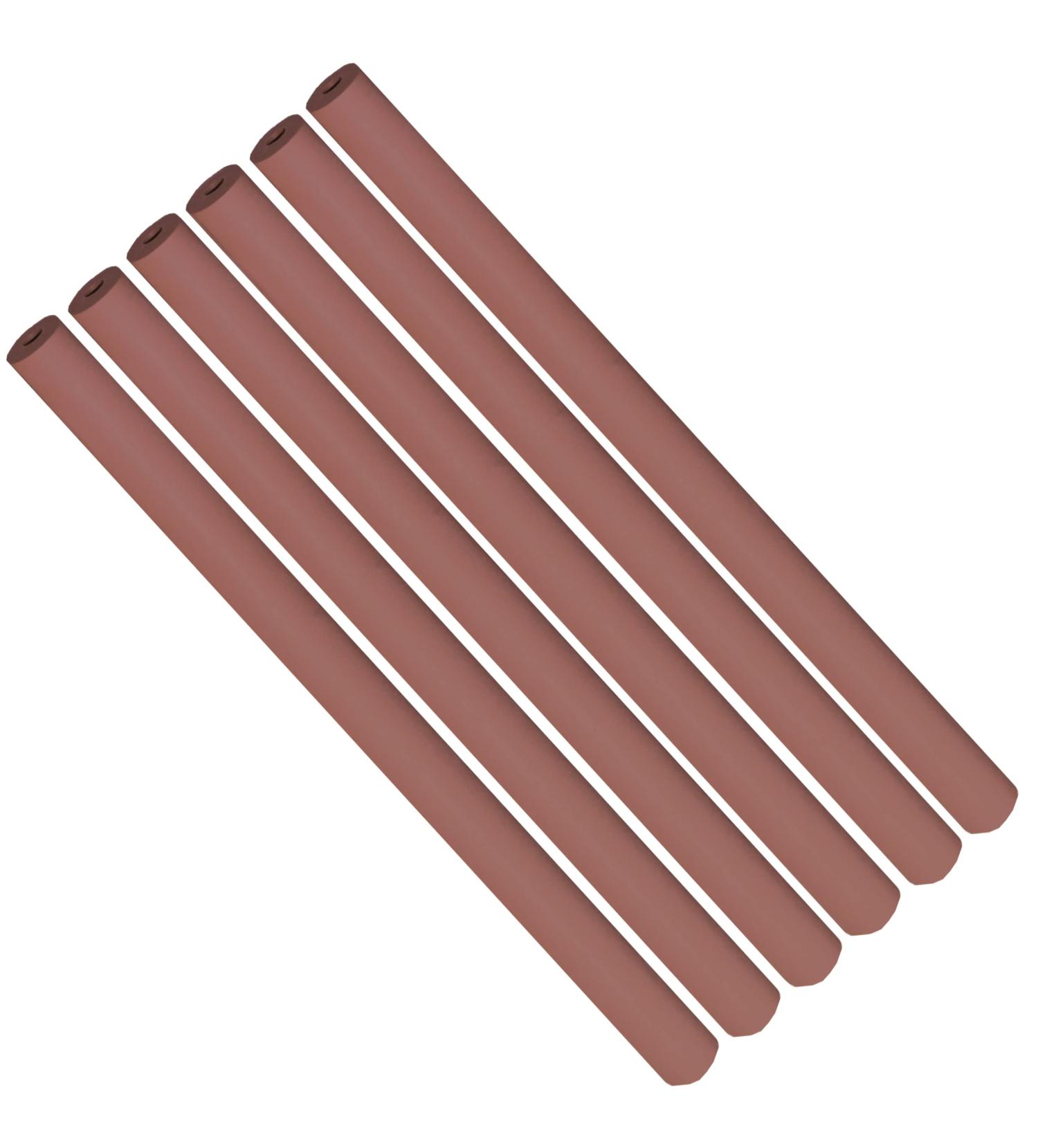 Rehabilitation Advantage Closed Cell Foam Tubing for Utensil Support, Brown, 0.05 Pound 18 Inch (Pack of 4) 7/8'' OD x 1/4'' ID x 18'' Tan (4)
