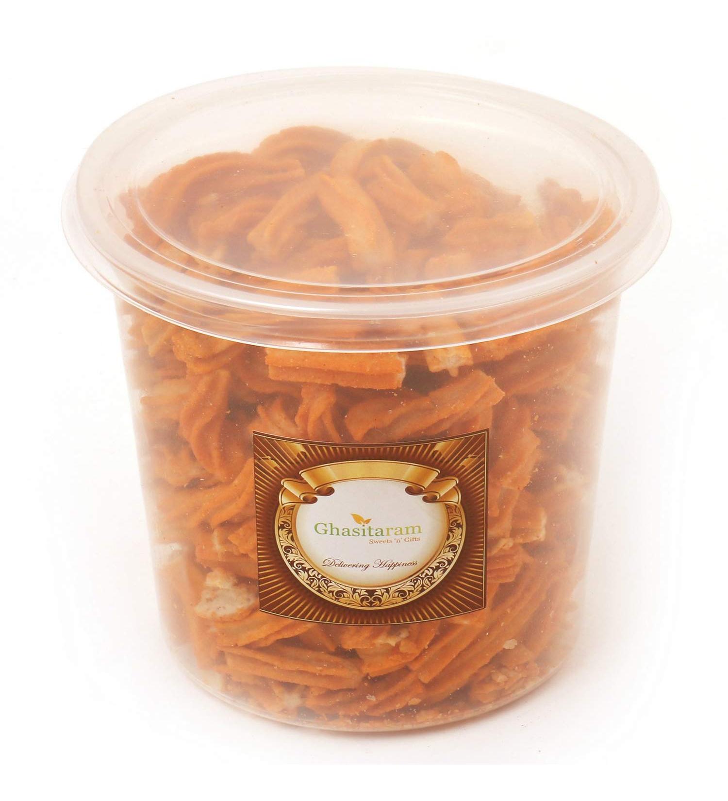 Ghasitaram Gifts Schezwan Stick 400 GMS |Diwali Holi Rakhi Valentine Christmas Birthday Anniversary Gift for Her Him Mothers Day Fathers Day| - Buy Online on GoSupps.com