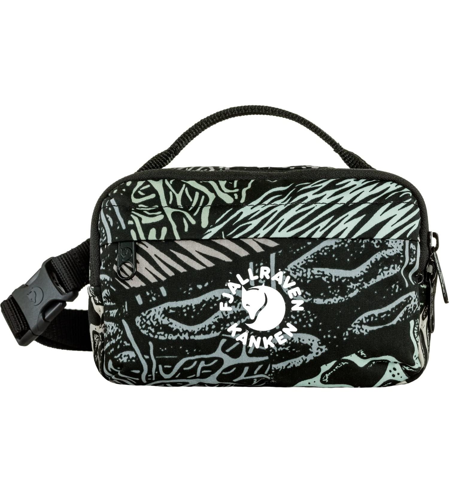 Fj ll R ven K nken Art Hip Pack Bag - Unisex One Size in Darkwoods Green | International Shipping Available - Buy Online on GoSupps.com