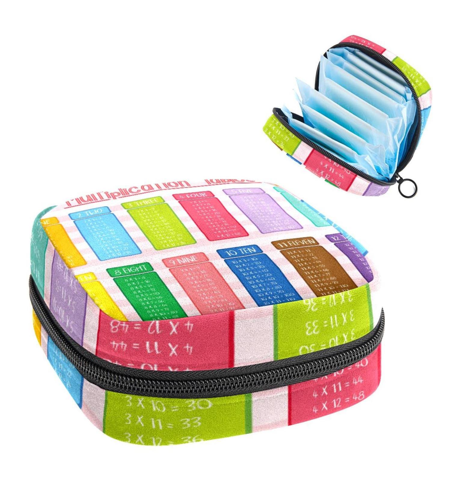 Women's Bonds Storage Pockets Stillpad Holder - Colorful Portable Period Kit & Feminine Product Bag for Girls - Buy Online on GoSupps.com