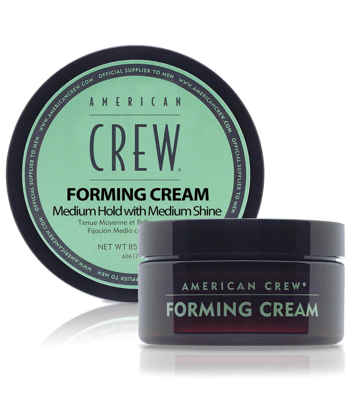 American Crew Men's Hair Forming Cream - Medium Hold & Shine - 3 oz (1 Pack) - Buy Online on GoSupps.com