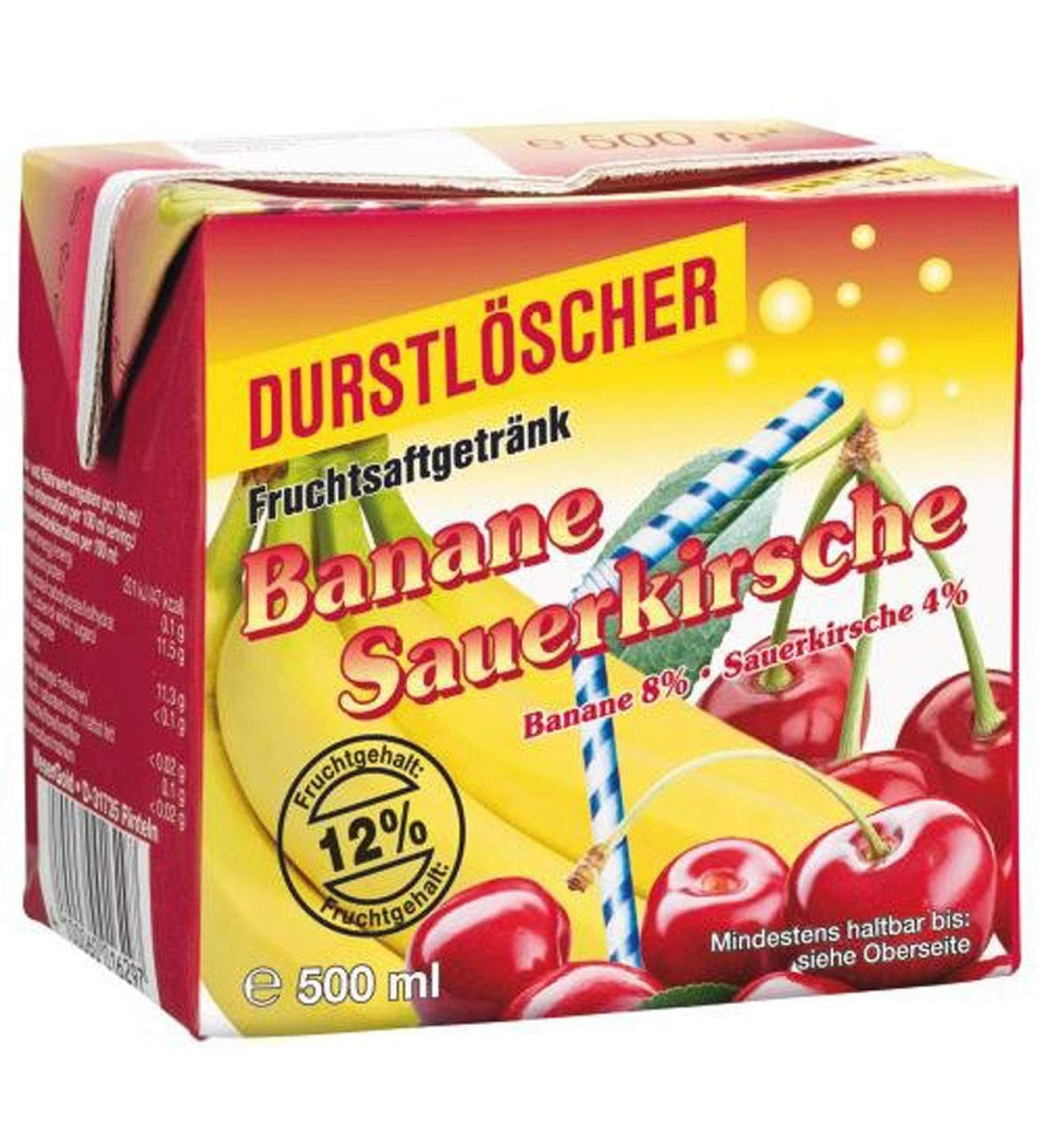 Durstl scher Durstl scher Sour Banana Fruit Juice Drink 500 ml