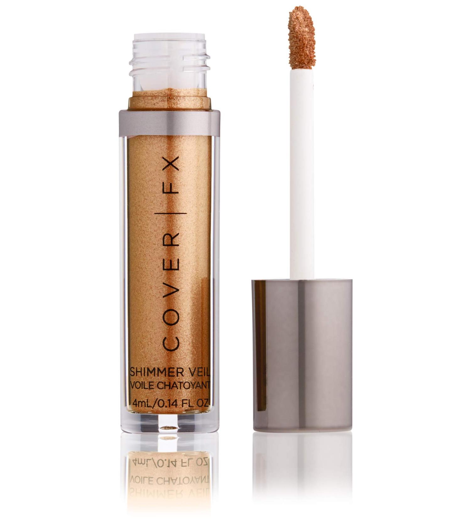 COVER FX Shimmer Veil in Gilded - 0.14 Fl Oz - Crease-Proof Cream Shimmer for Eyes, Cheeks, and Lips - Buy Online on GoSupps.com