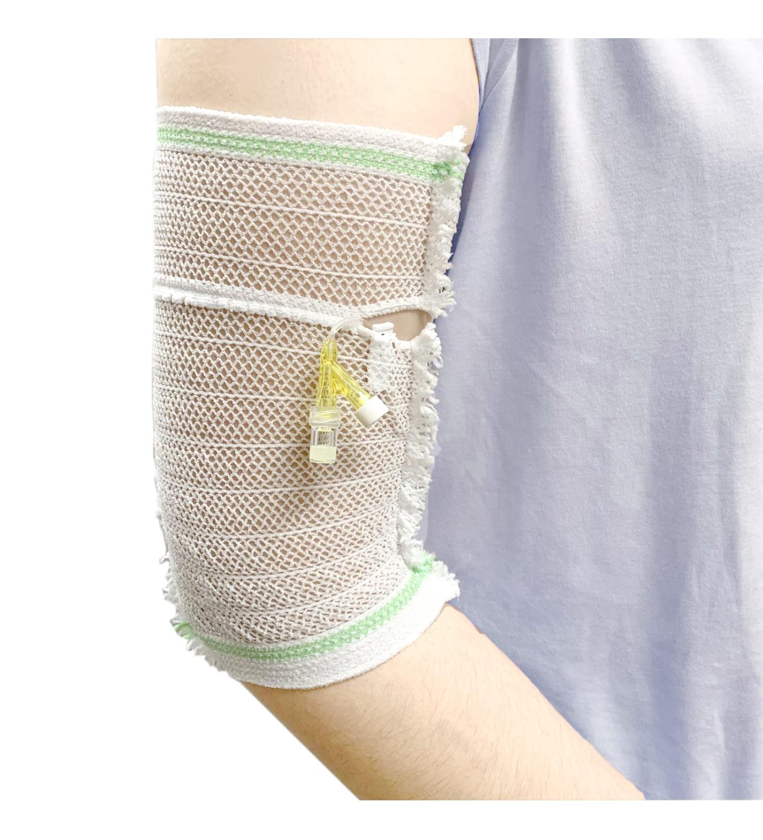 Qiyat PICC Line Cover Sleeve - Comfortable & Breathable Catheter Protector for Adults & Adolescents (XL) - International Shipping Available - Buy Online on GoSupps.com