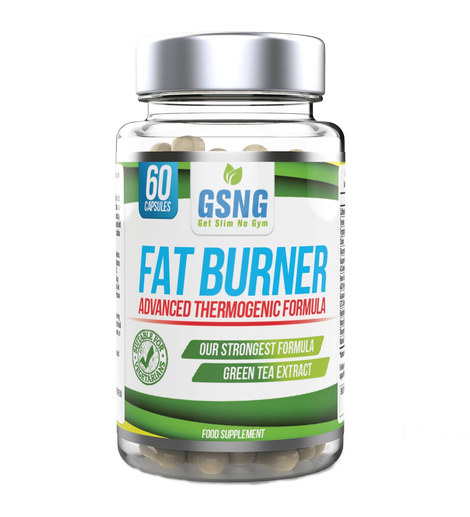 Green Tea Extract Fat Burner - Metabolism Booster & Appetite Suppressant - 60 Vegetarian Capsules - UK Premium Manufacturer - Buy Online on GoSupps.com