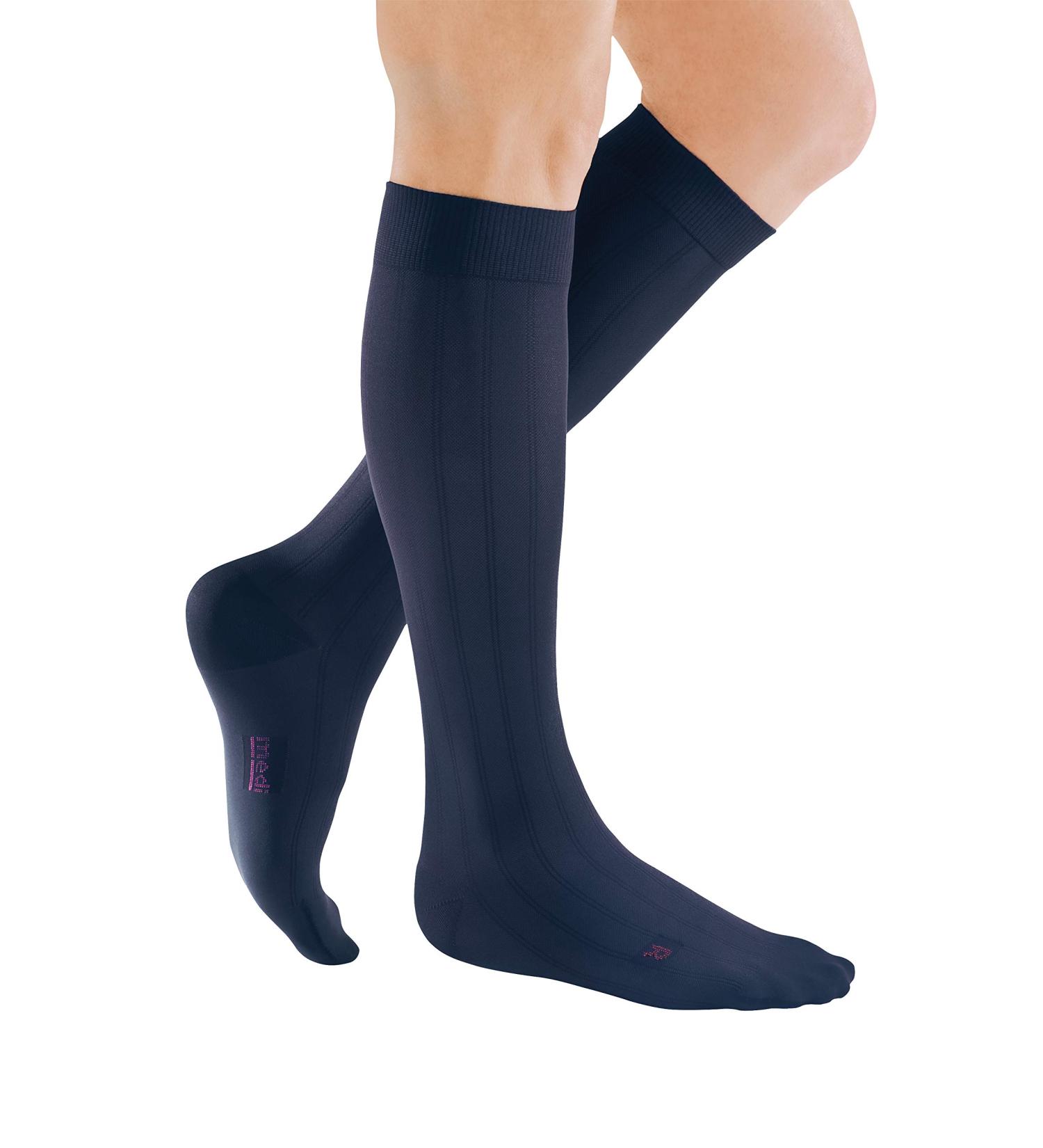 Medi Medive Compression Stockings for Men | CCL2 Knee Socks | Marine | Size I | Short | High-Tech Fibers | Clima Comfort & Clima Fresh - Buy Online on GoSupps.com