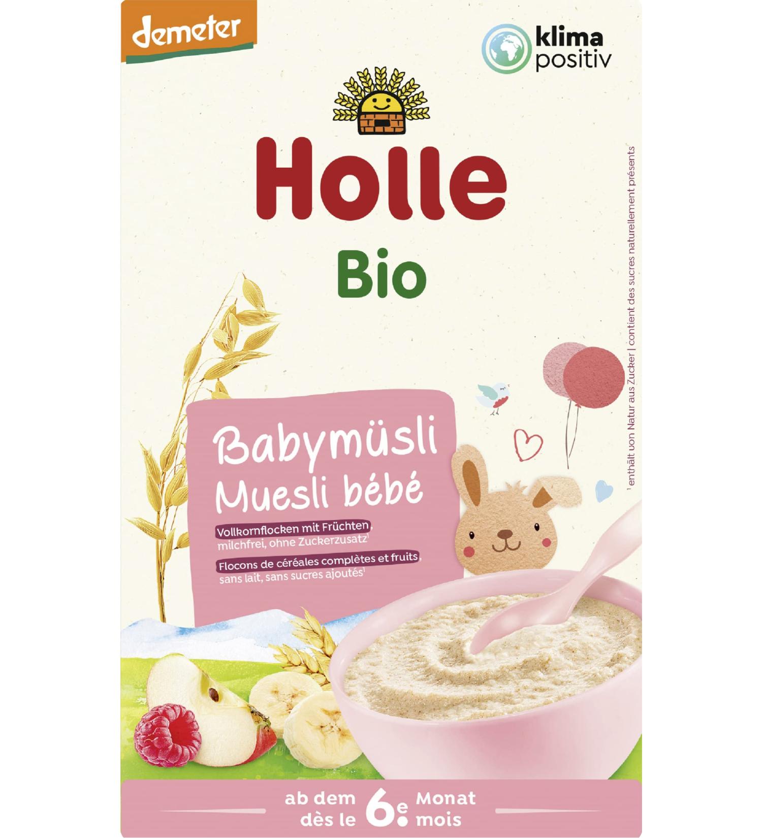 Holle organic porridge baby muesli 250g