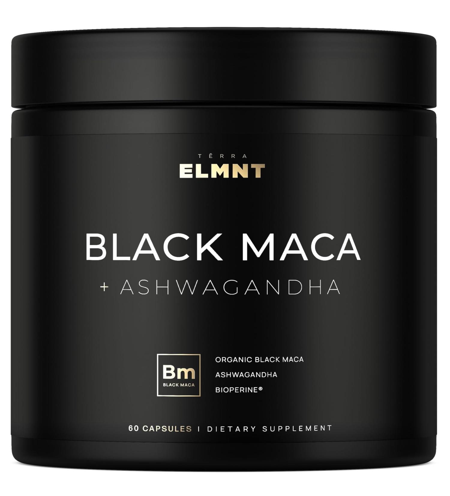 40 000mg 40x Strength Organic Black Maca Root w. Ashwagandha - #1 Highest Potency Black Maca Root Capsules for Men Supplement 40:1 Extract - 100% Pure Maca Peruana Maca Powder Pills Gelatinized - Buy Online on GoSupps.com