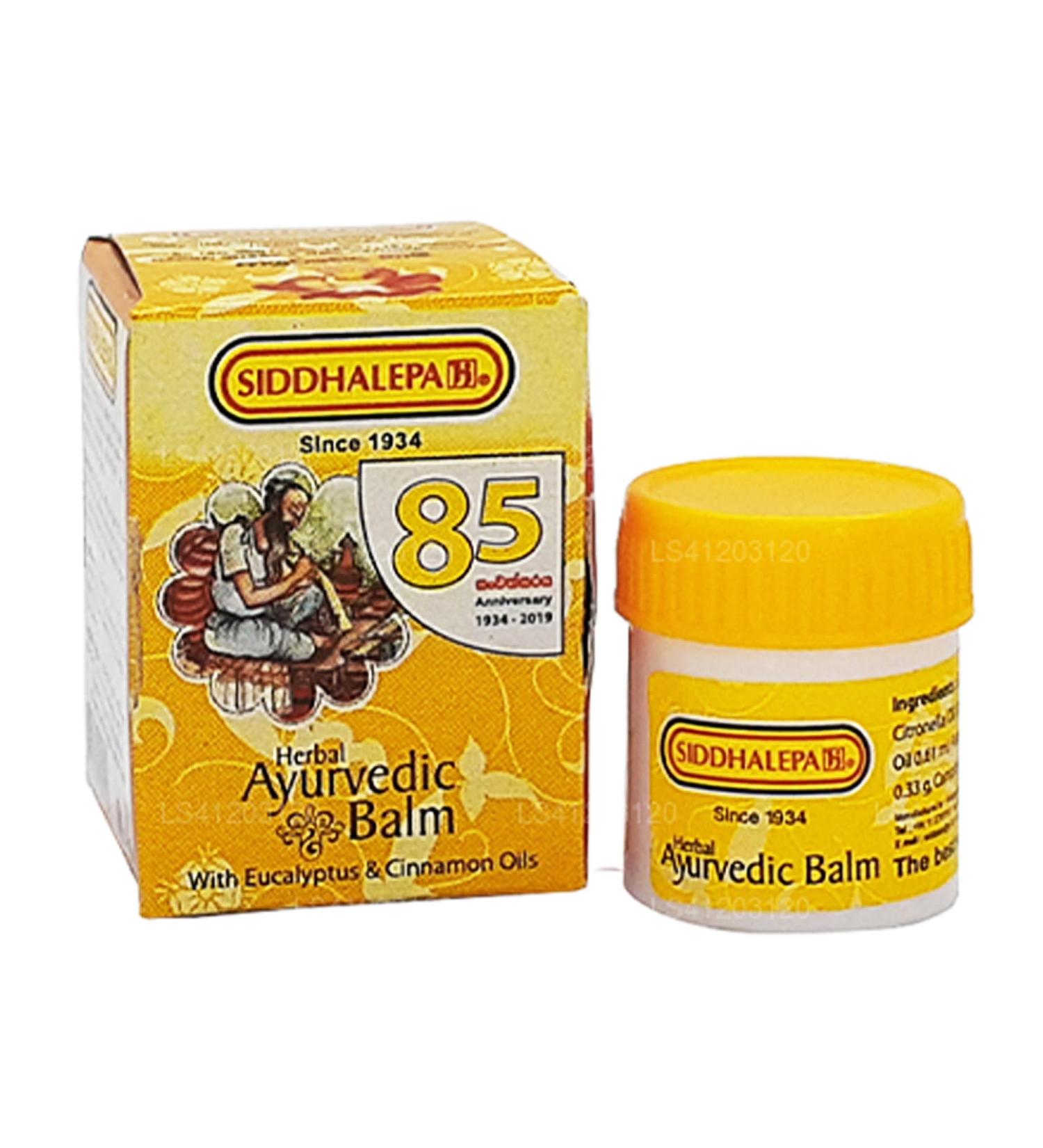 Siddhalepa Ayurveda Herbal Balm (10g) - Natural Pain Relief & Soothing Remedy | Buy Online Worldwide - Buy Online on GoSupps.com