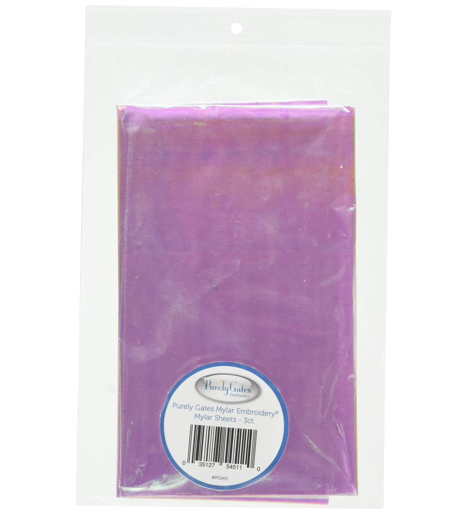 Purely Gates Mylar 18x30 Embroidery Sheet - Pack of 1 | High-Quality and Durable Mylar for Embroidery Projects - Buy Online on GoSupps.com