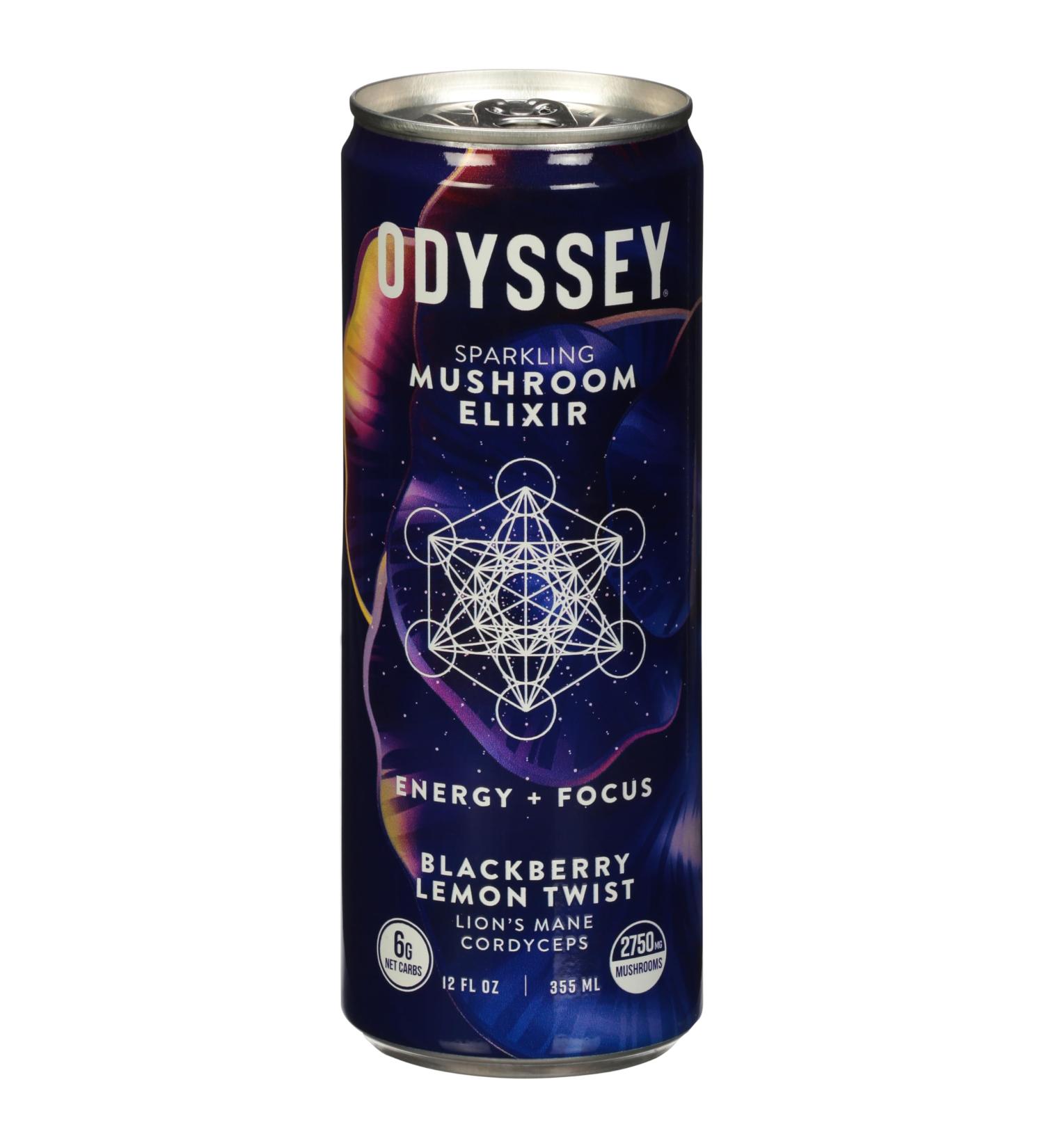 Odyssey Mushroom Elixir Mixed Berry Sparkling Mushroom Elixir 12 FZ