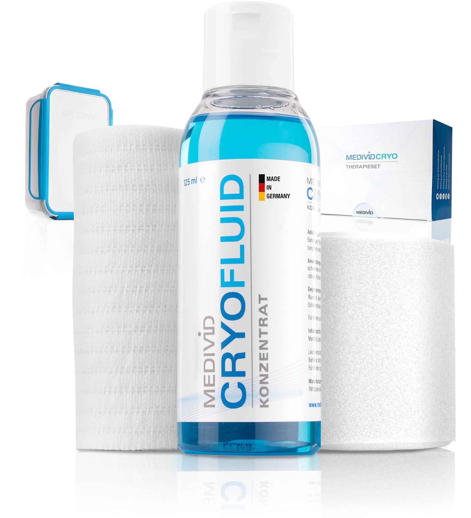 MEDAD Cryo Therapyet - Cooling Straps for Pain Relief & Inflammation | Knees Elbow Ankle & More - Long-Lasting & Convenient with Test Bandage - International Shipping Available - Buy Online on GoSupps.com