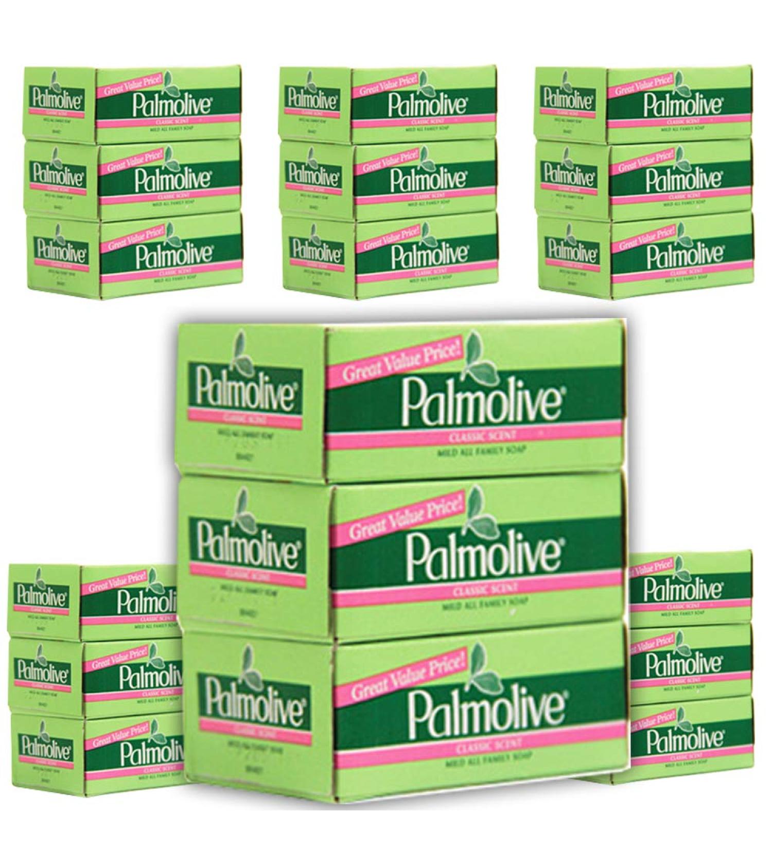Palmolive Soap Bar Classic Scent - 3.2 Oz | All Family Hand & Bath Soap (18 Bars) - Buy Online for International Shipping - Buy Online on GoSupps.com
