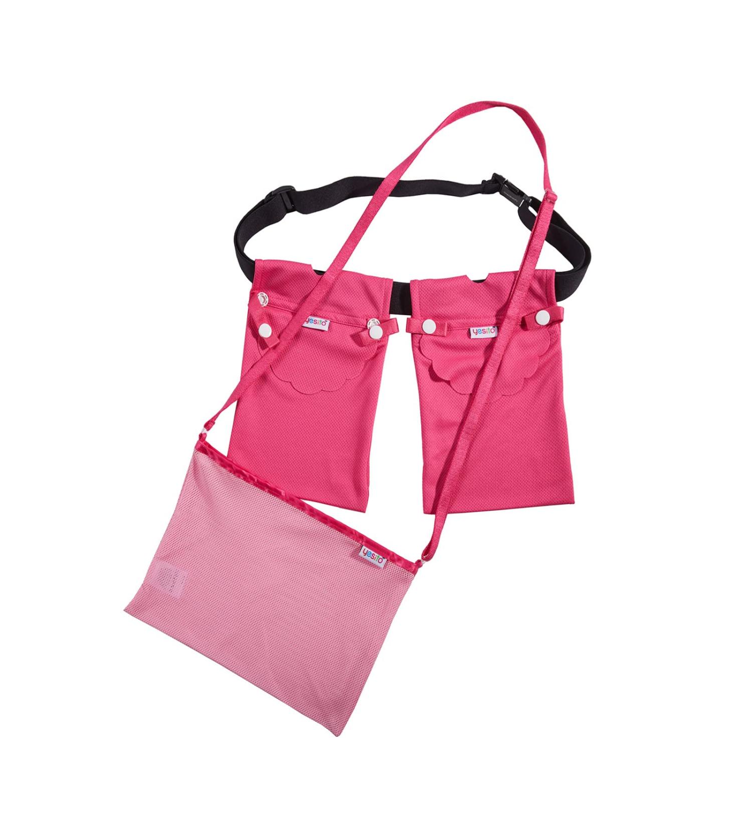 Mastectomy Drain Drainage Pouch with Shower Bag | Rose Pink | Post-Surgery Recovery for Breast Cancer - Buy Online on GoSupps.com