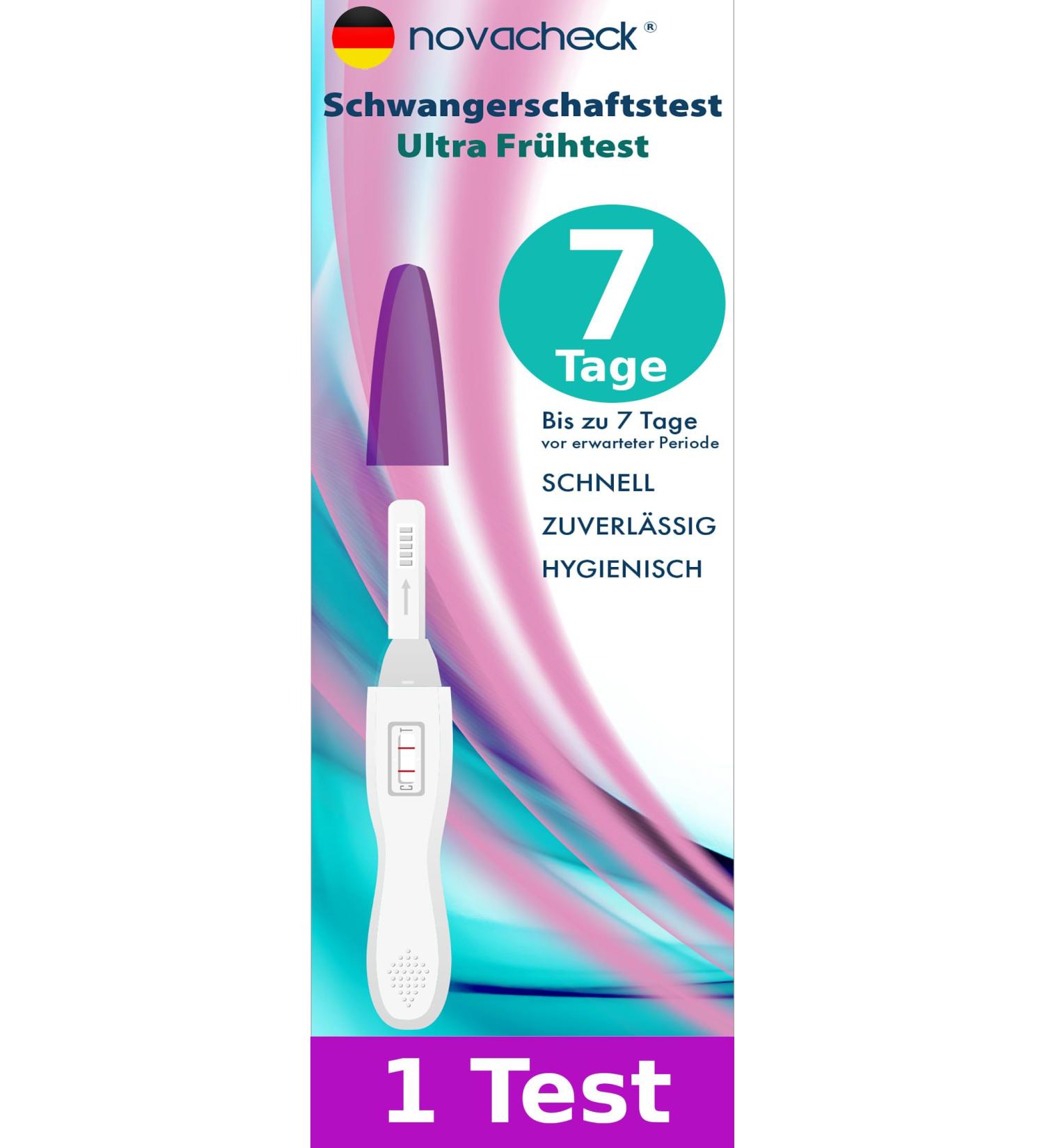NOVACHECK Ultra Early Pregnancy Test - Detect Pregnancy 7 Days Sooner | Fast Shipping Worldwide - Buy Online on GoSupps.com