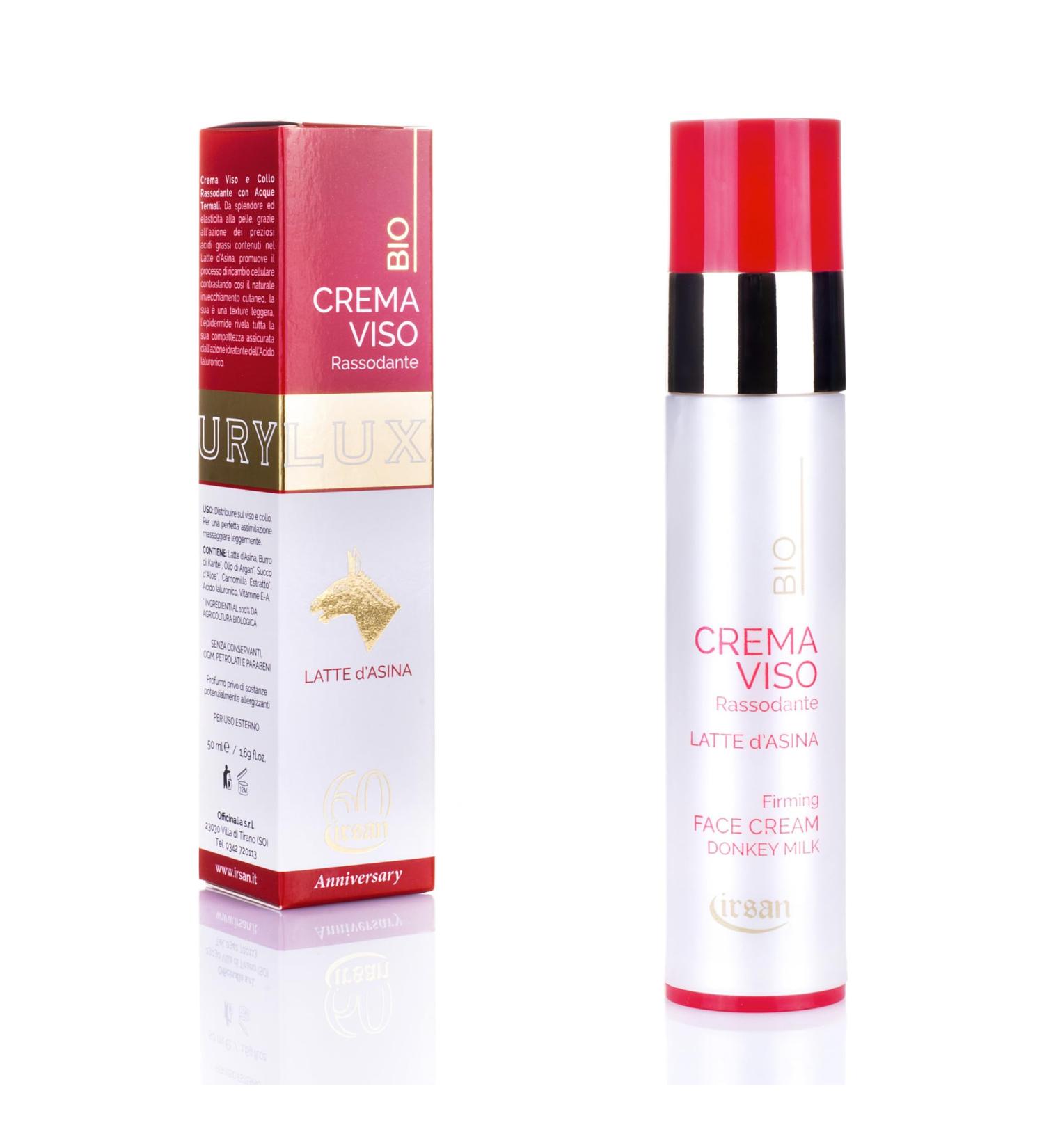 irsan Firming Face Cream Neck and D collet with Donkey Milk Organic Anti-aging. 50 ml - Buy Online on GoSupps.com